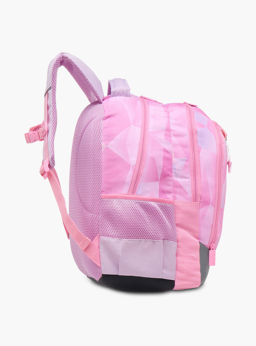 Yolo Unicorn Print Backpack with Adjustable Straps and Zip Closure - 30x40x20 cms-school-bagsandbackpacks-backpacks-image-3