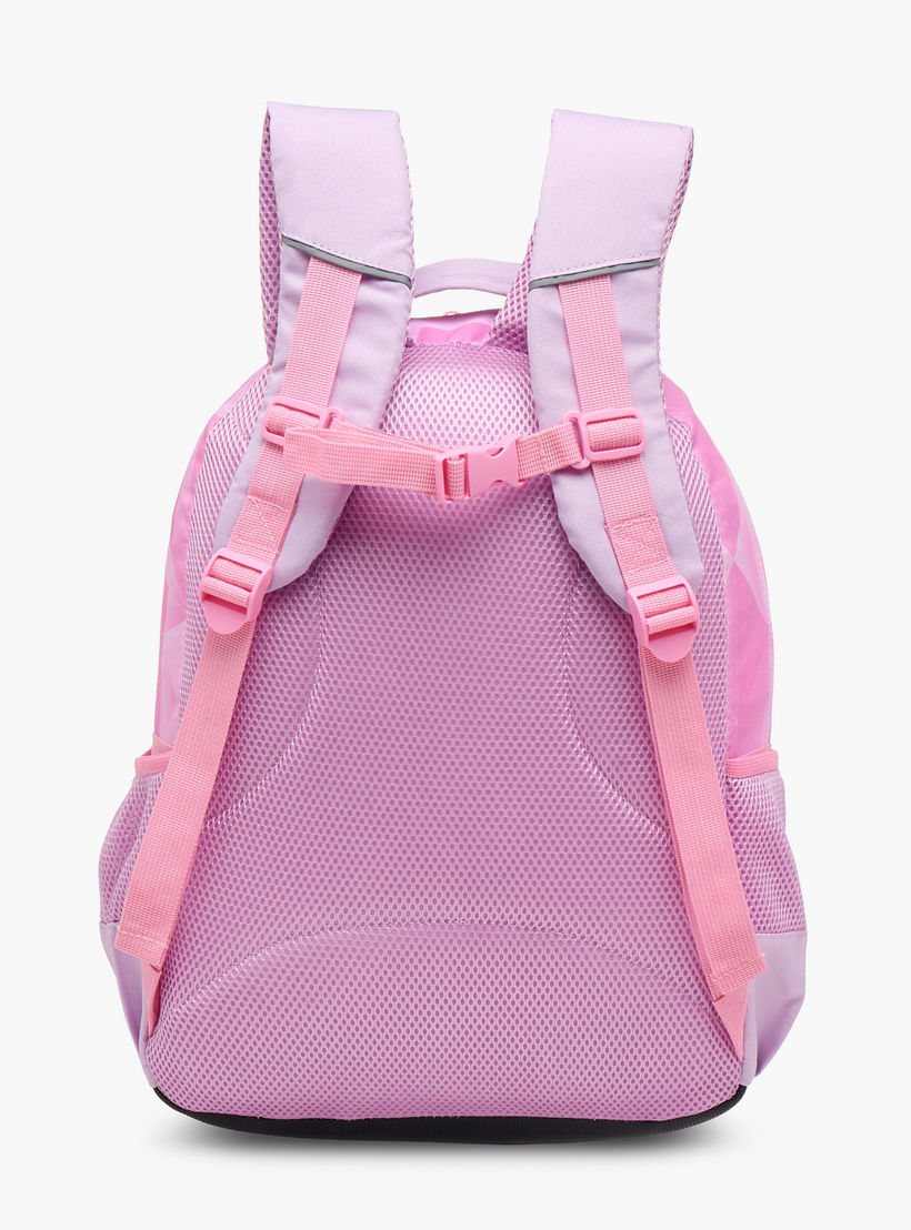 Yolo Unicorn Print Backpack with Adjustable Straps and Zip Closure - 30x40x20 cms-school-bagsandbackpacks-backpacks-image-5