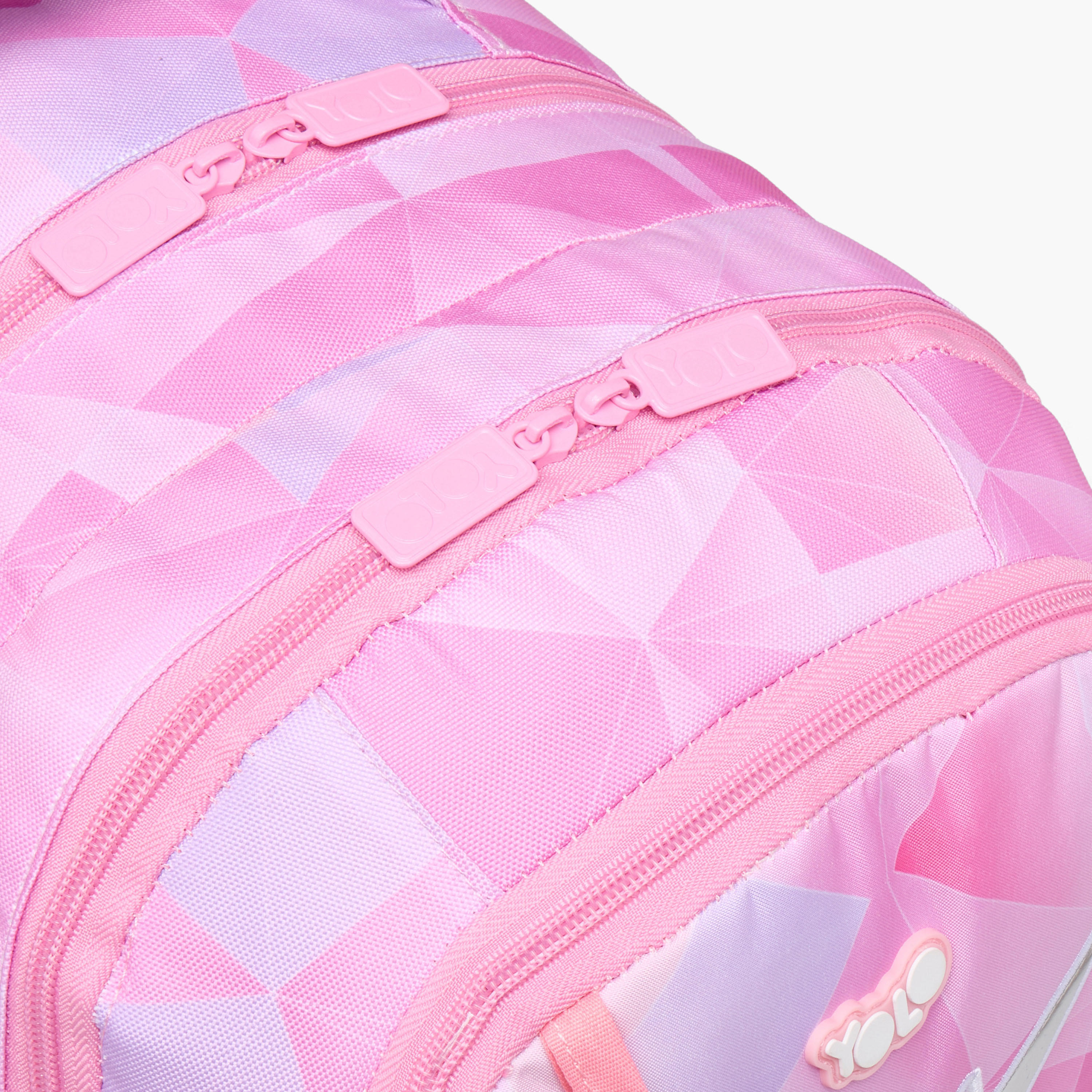 Yolo Unicorn Print Backpack with Adjustable Straps and Zip Closure - 30x40x20 cms-school-bagsandbackpacks-backpacks-image-8