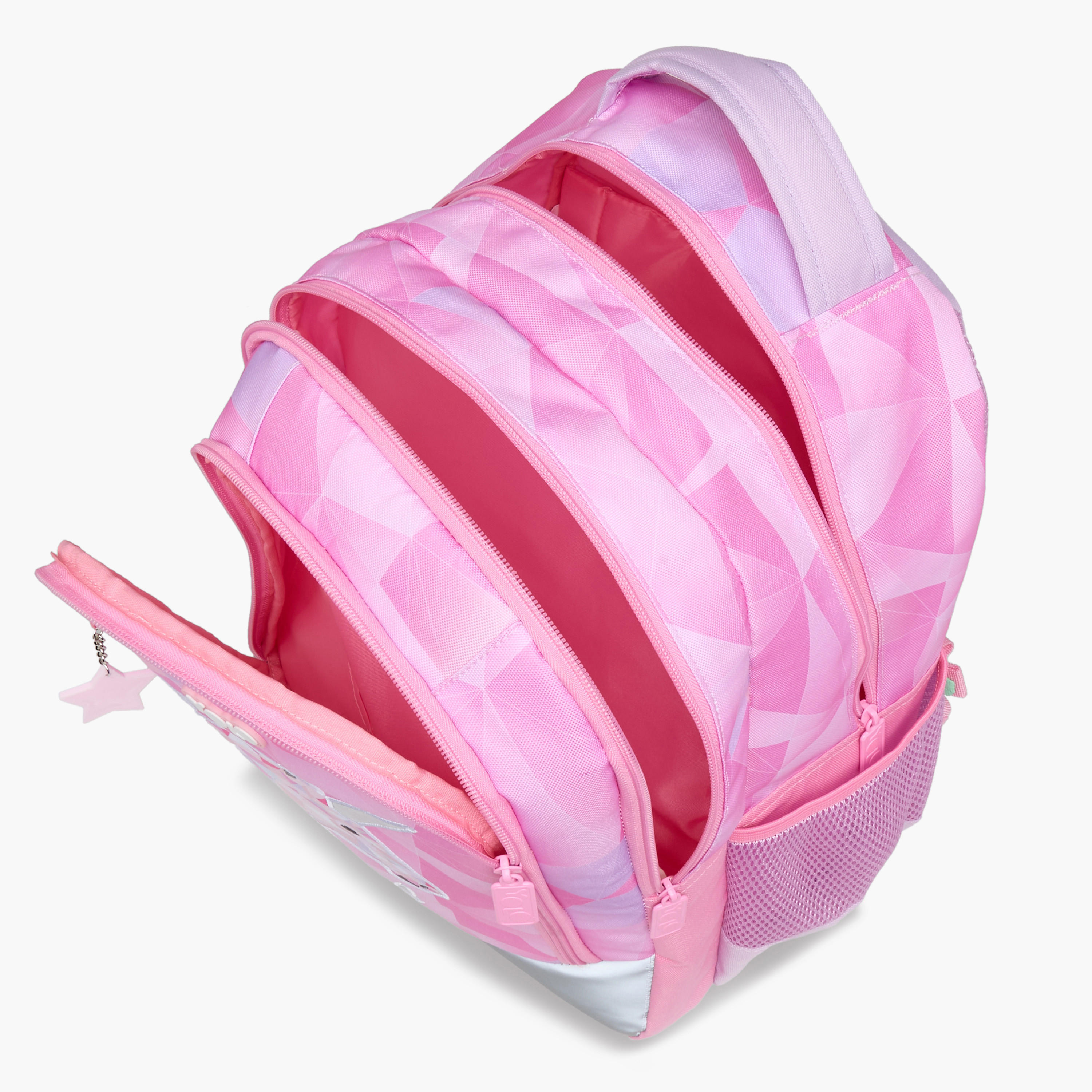 Yolo Unicorn Print Backpack with Adjustable Straps and Zip Closure - 30x40x20 cms-school-bagsandbackpacks-backpacks-image-9
