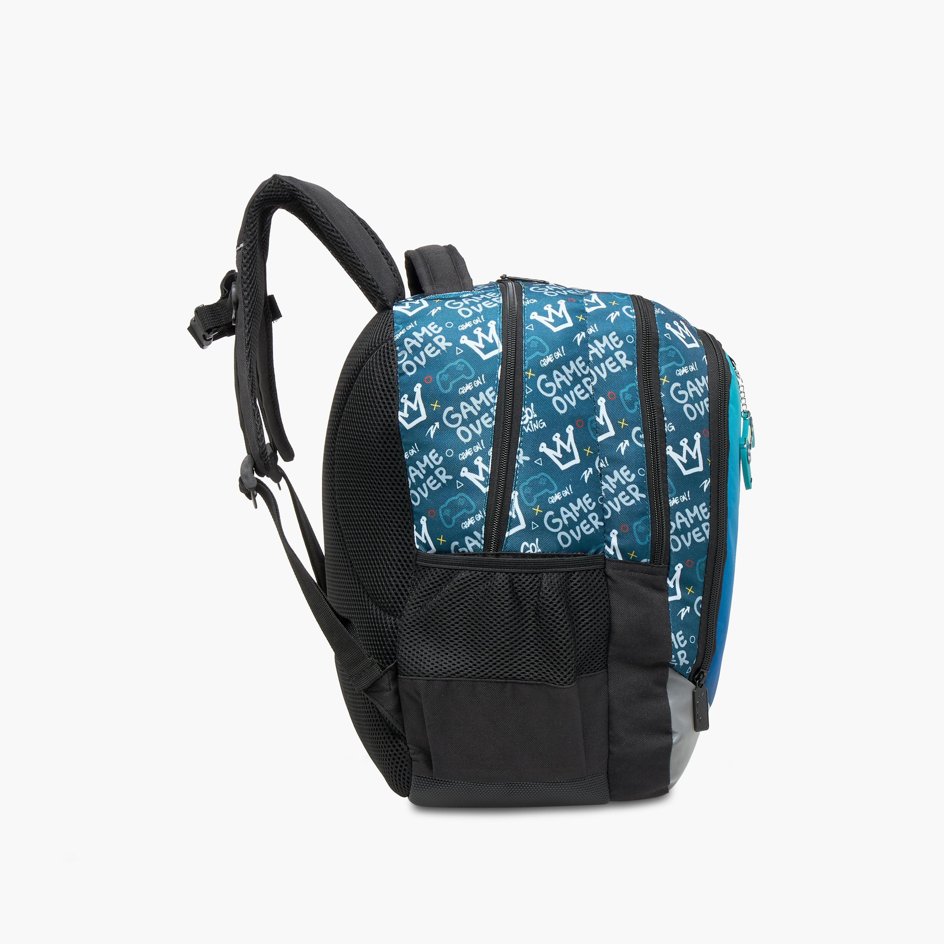 شنطة ظهر بطبعات ألعاب وسحّاب إغلاق وقسم للابتوب من يولو - 30x40x20 سم-school-bagsandbackpacks-backpacks-image-6