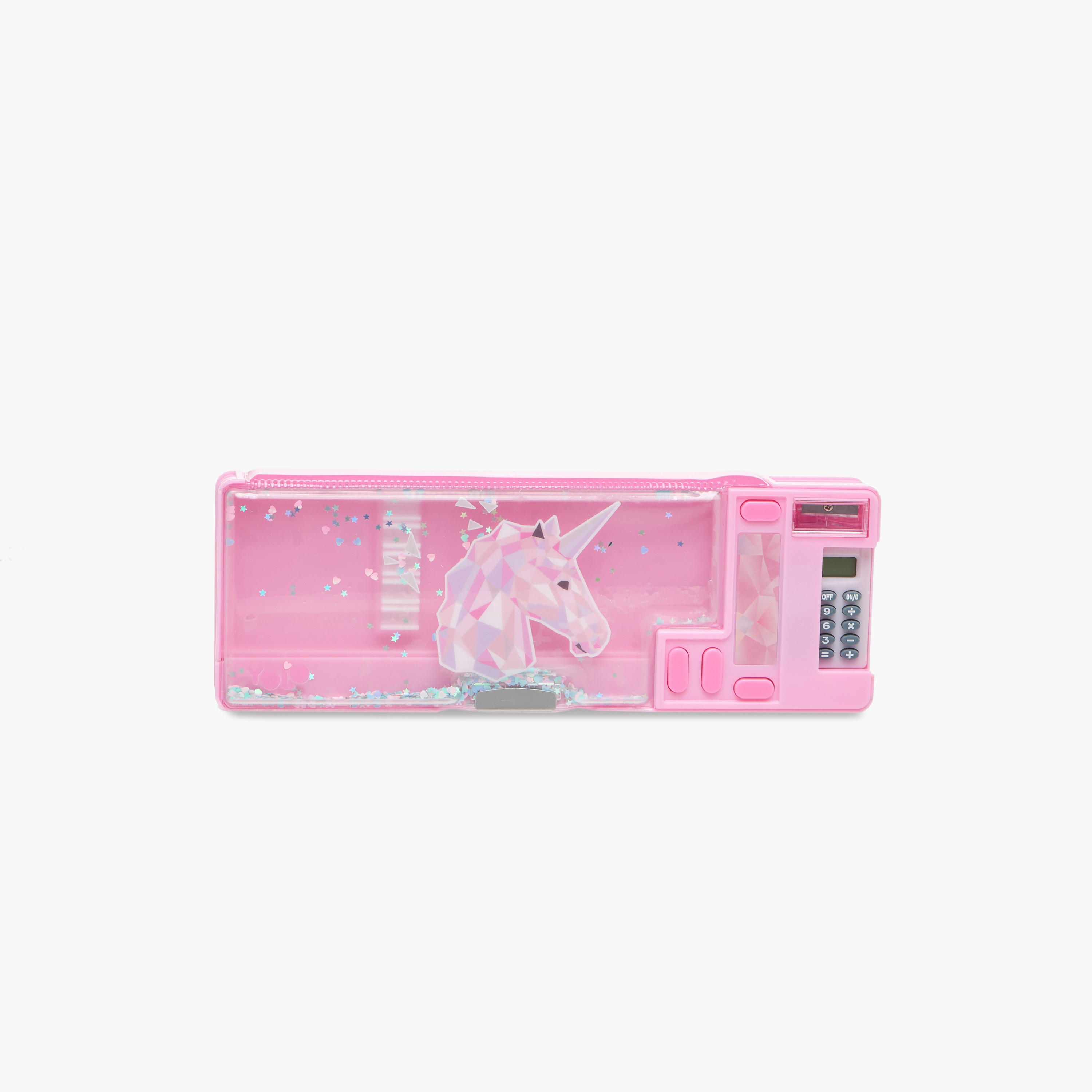 مقلمة مع آلة حاسبة وطبعات من يولو-school-stationery-pencilcases-image-1