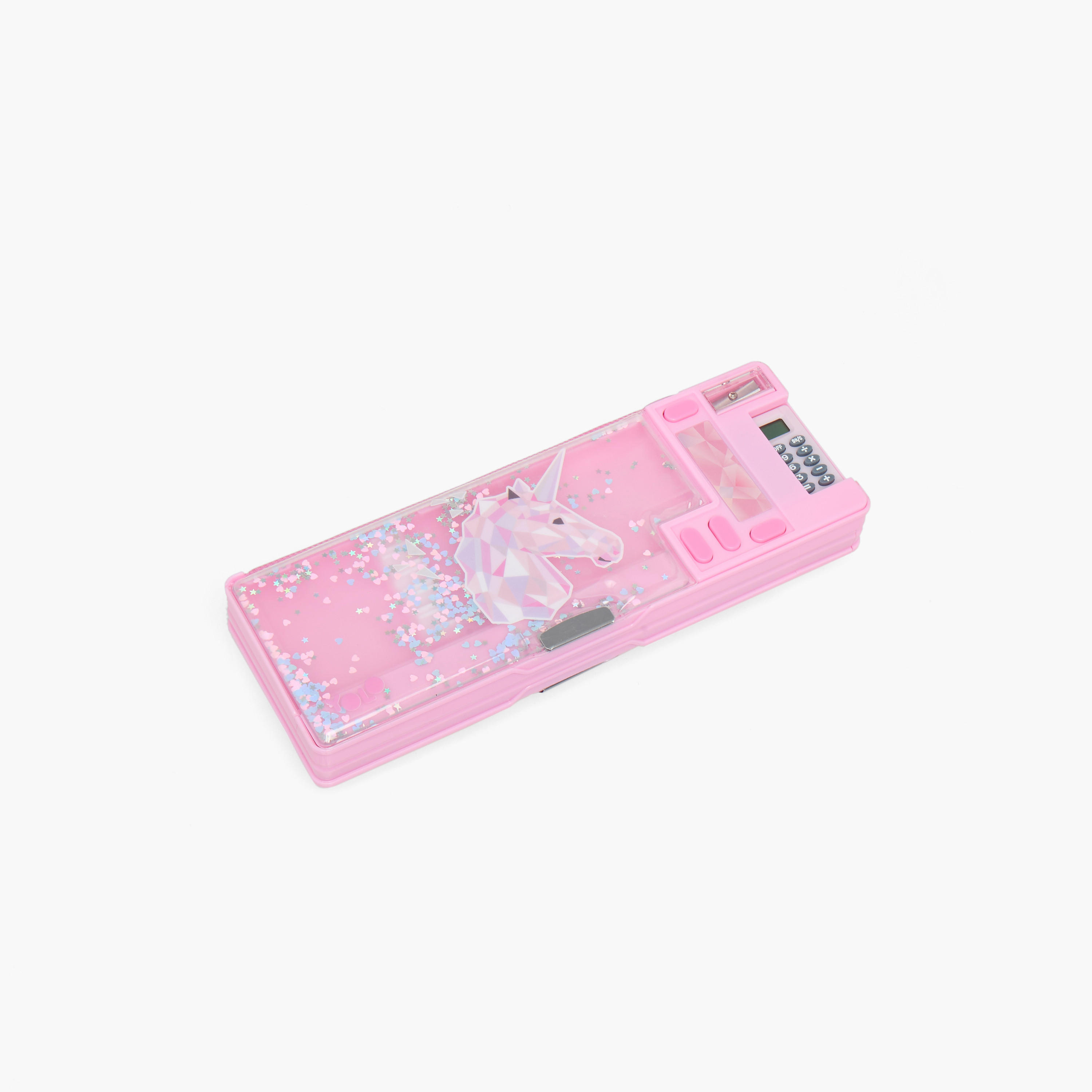 مقلمة مع آلة حاسبة وطبعات من يولو-school-stationery-pencilcases-image-2
