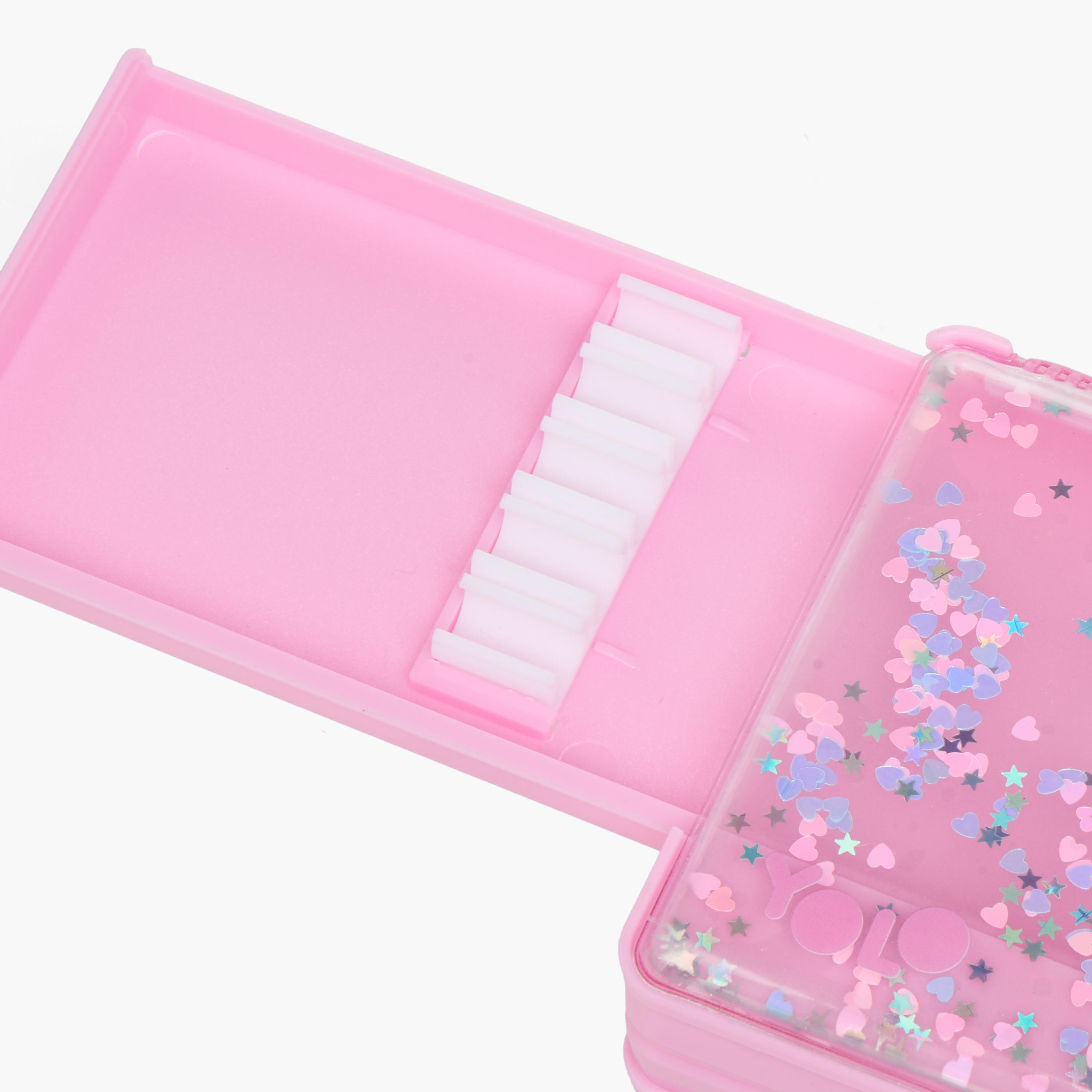 مقلمة مع آلة حاسبة وطبعات من يولو-school-stationery-pencilcases-image-7