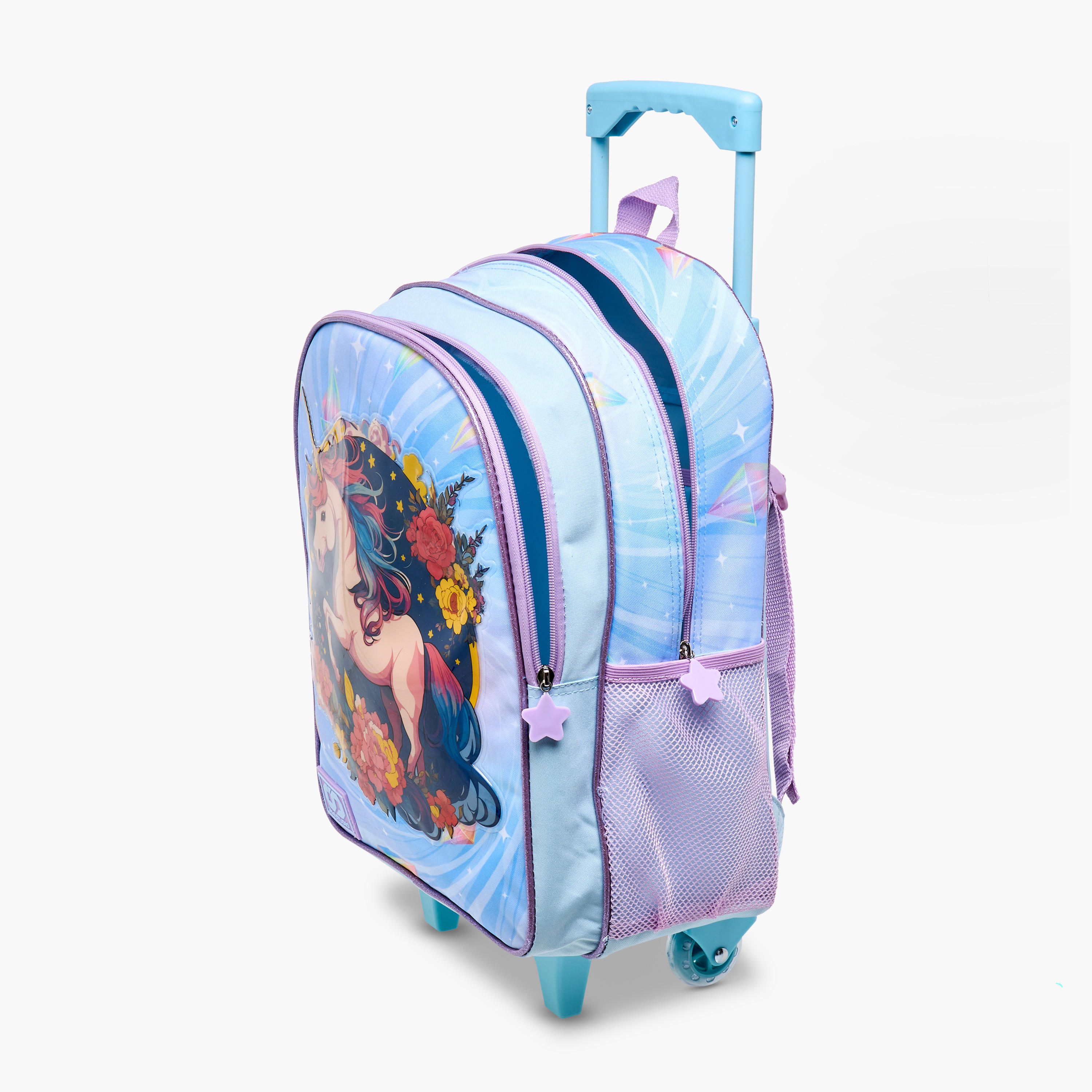 SAMI STUDIO 5-Piece Unicorn Print Trolley Backpack Set - 34x20x48 cms-school-bagsandbackpacks-trolleybags-image-18