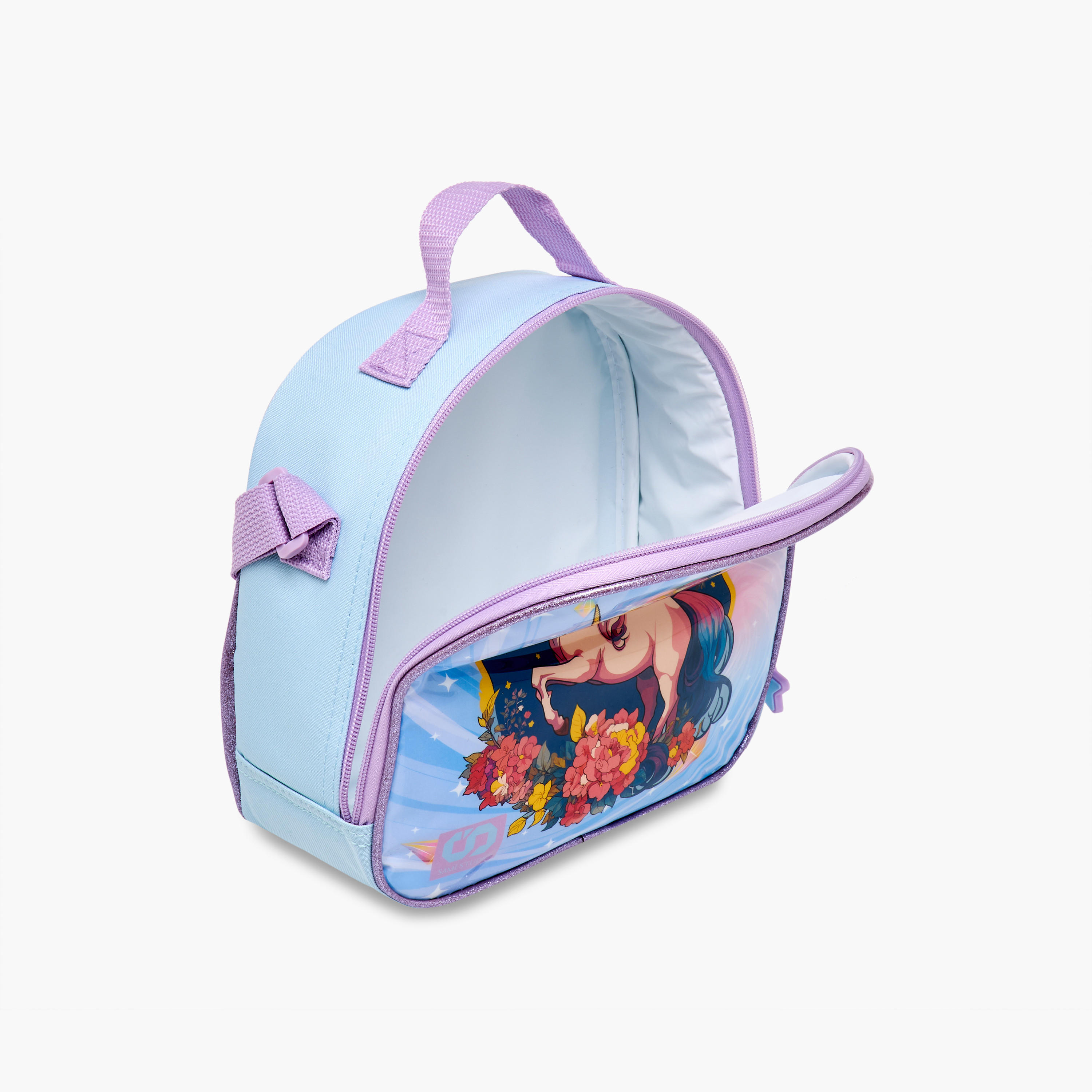 طقم شنطة ترولي 5 قطع بطبعات يونيكورن من سامي ستوديو - 34×20×48 سم-school-bagsandbackpacks-trolleybags-image-30