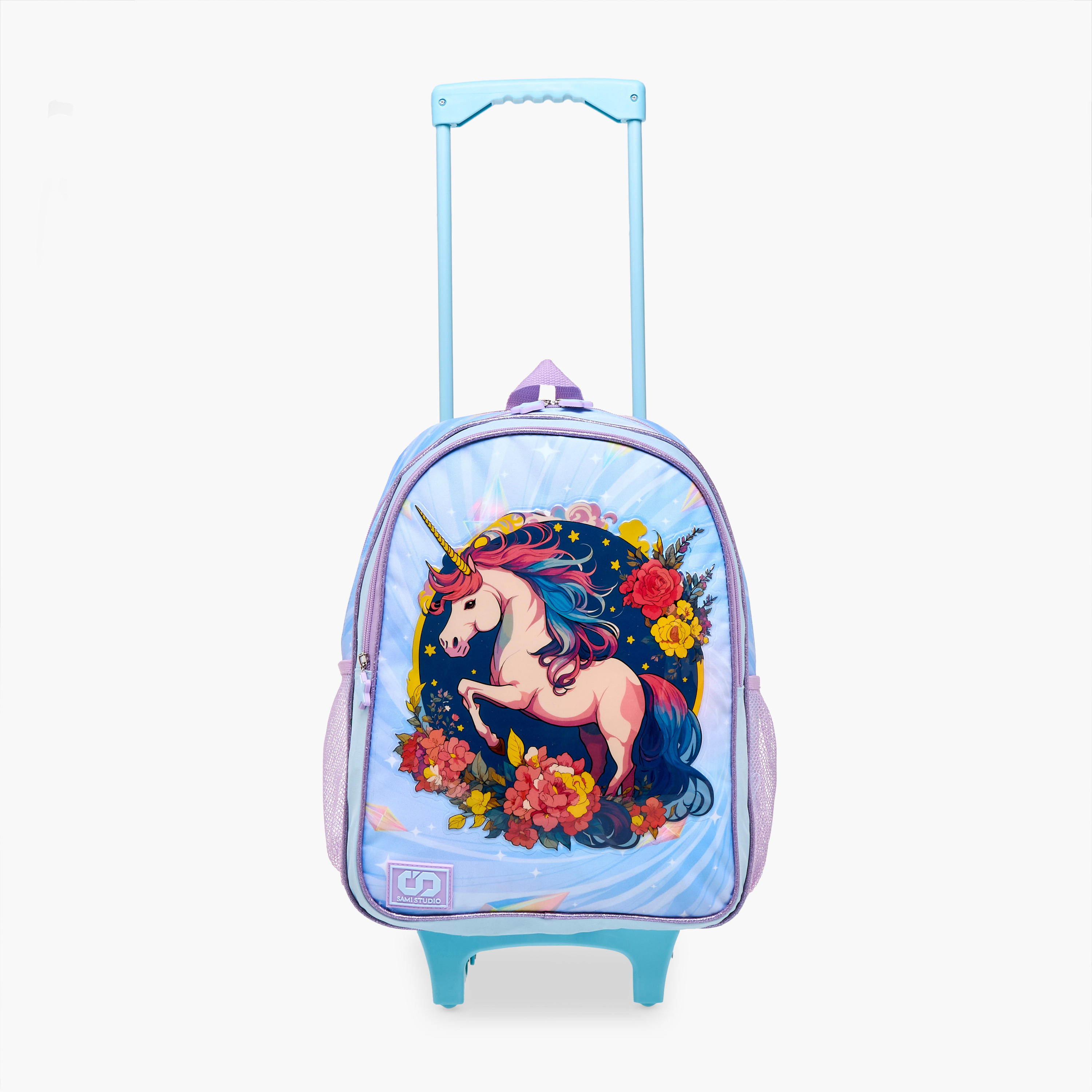 SAMI STUDIO 5-Piece Unicorn Print Trolley Backpack Set - 34x20x48 cms-school-bagsandbackpacks-trolleybags-image-10