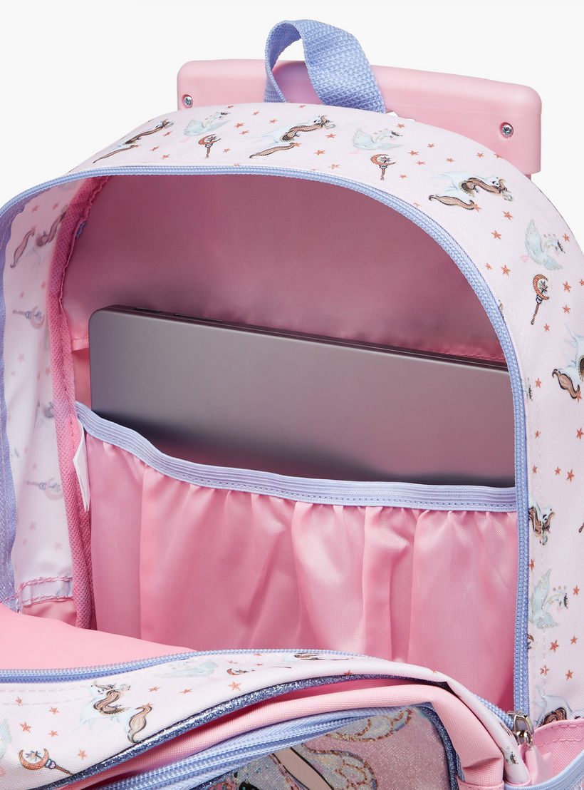 SAMI STUDIO Printed 5-Piece School Trolley Bag Set for Girls 5-8 Years with Lunch Bag and Pencil Pouch -school-bagsandbackpacks-trolleybags-image-16