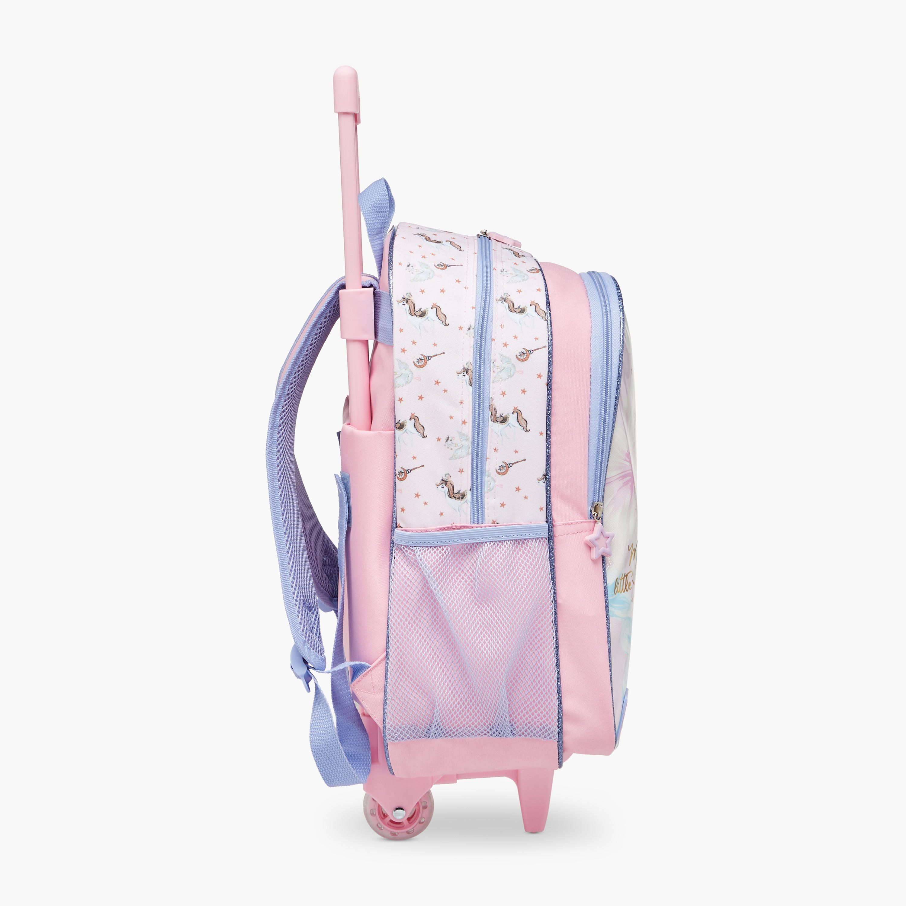 SAMI STUDIO Printed 5-Piece School Trolley Bag Set for Girls 5-8 Years with Lunch Bag and Pencil Pouch -school-bagsandbackpacks-trolleybags-image-4