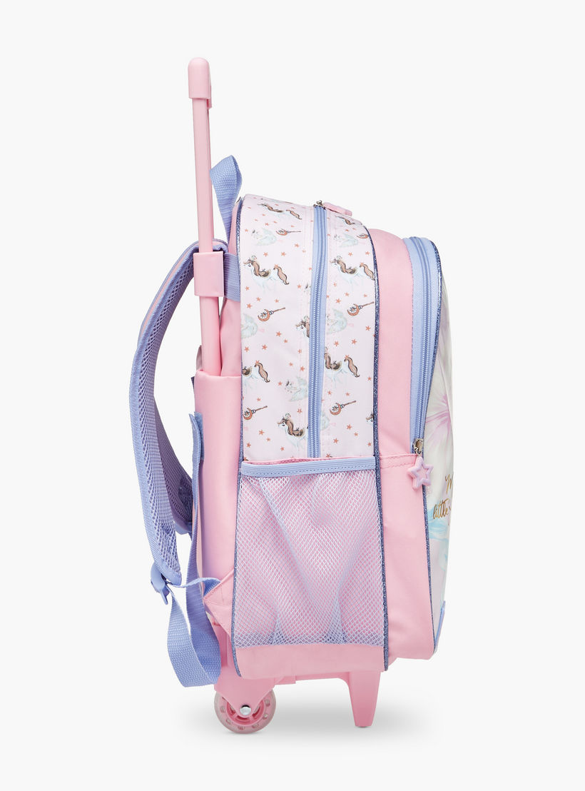 SAMI STUDIO Printed 5-Piece School Trolley Bag Set for Girls 5-8 Years with Lunch Bag and Pencil Pouch -school-bagsandbackpacks-trolleybags-image-4