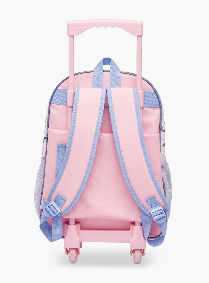 SAMI STUDIO Printed 5-Piece School Trolley Bag Set for Girls 5-8 Years with Lunch Bag and Pencil Pouch -school-bagsandbackpacks-trolleybags-image-6