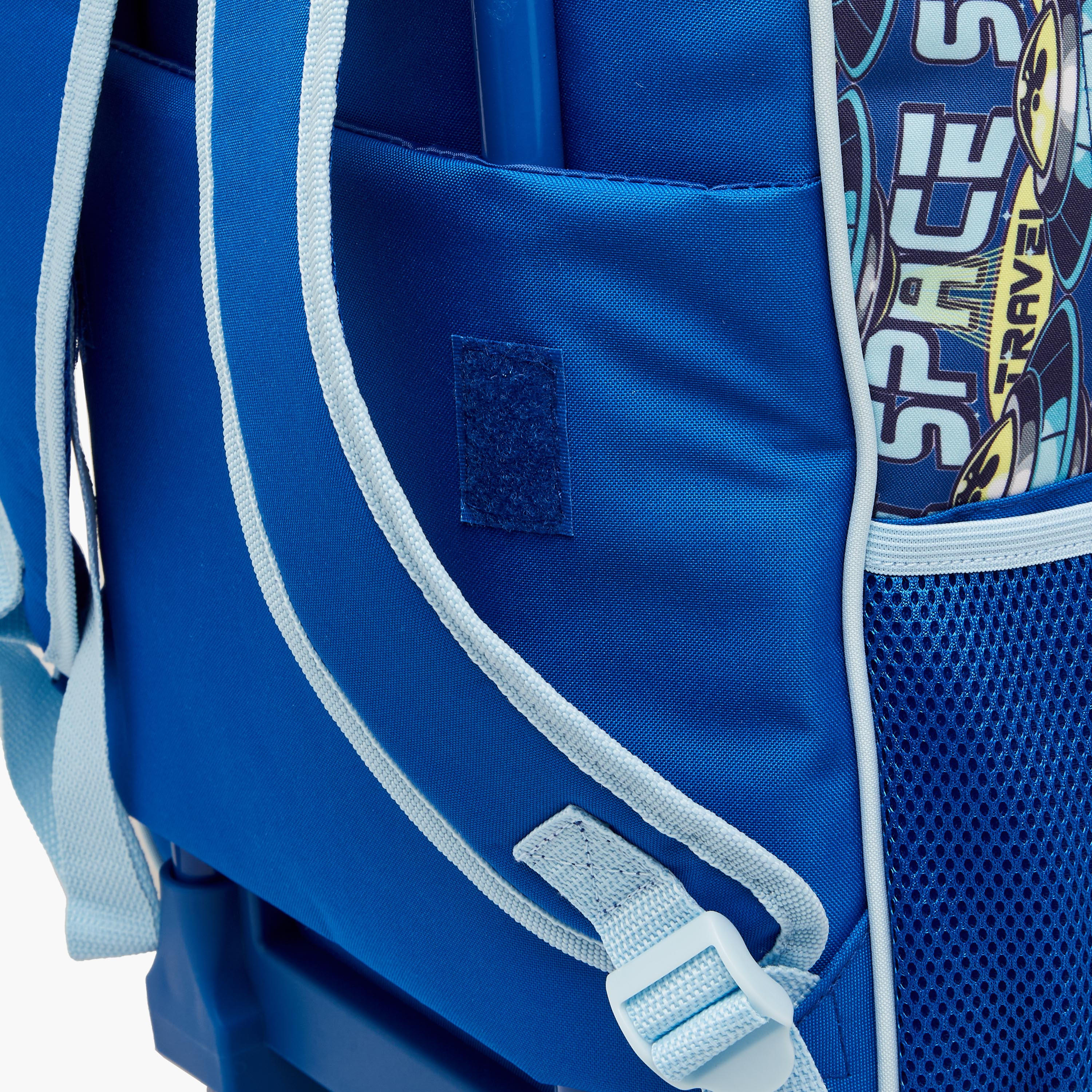 SAMI STUDIO Space 5-Piece School Trolley Bag Set for Kids 5-8 Years with Lunch Bag and Pencil Pouch -school-bagsandbackpacks-trolleybags-image-9