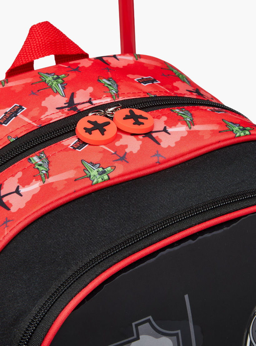 SAMI STUDIO Space 5-Piece School Trolley Bag Set for Kids 5-8 Years with Lunch Bag and Pencil Pouch -school-bagsandbackpacks-trolleybags-image-10