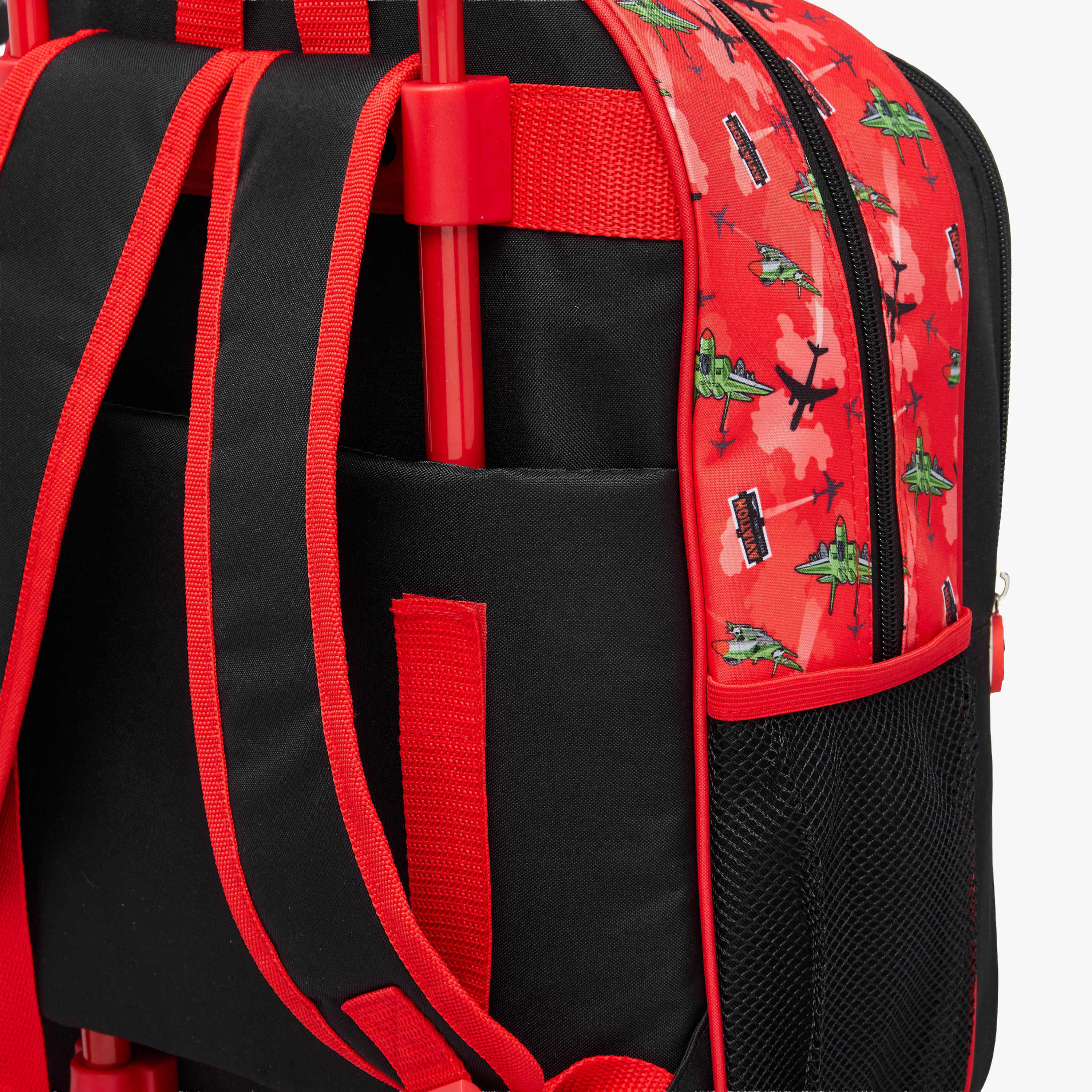 SAMI STUDIO Space 5-Piece School Trolley Bag Set for Kids 5-8 Years with Lunch Bag and Pencil Pouch -school-bagsandbackpacks-trolleybags-image-11