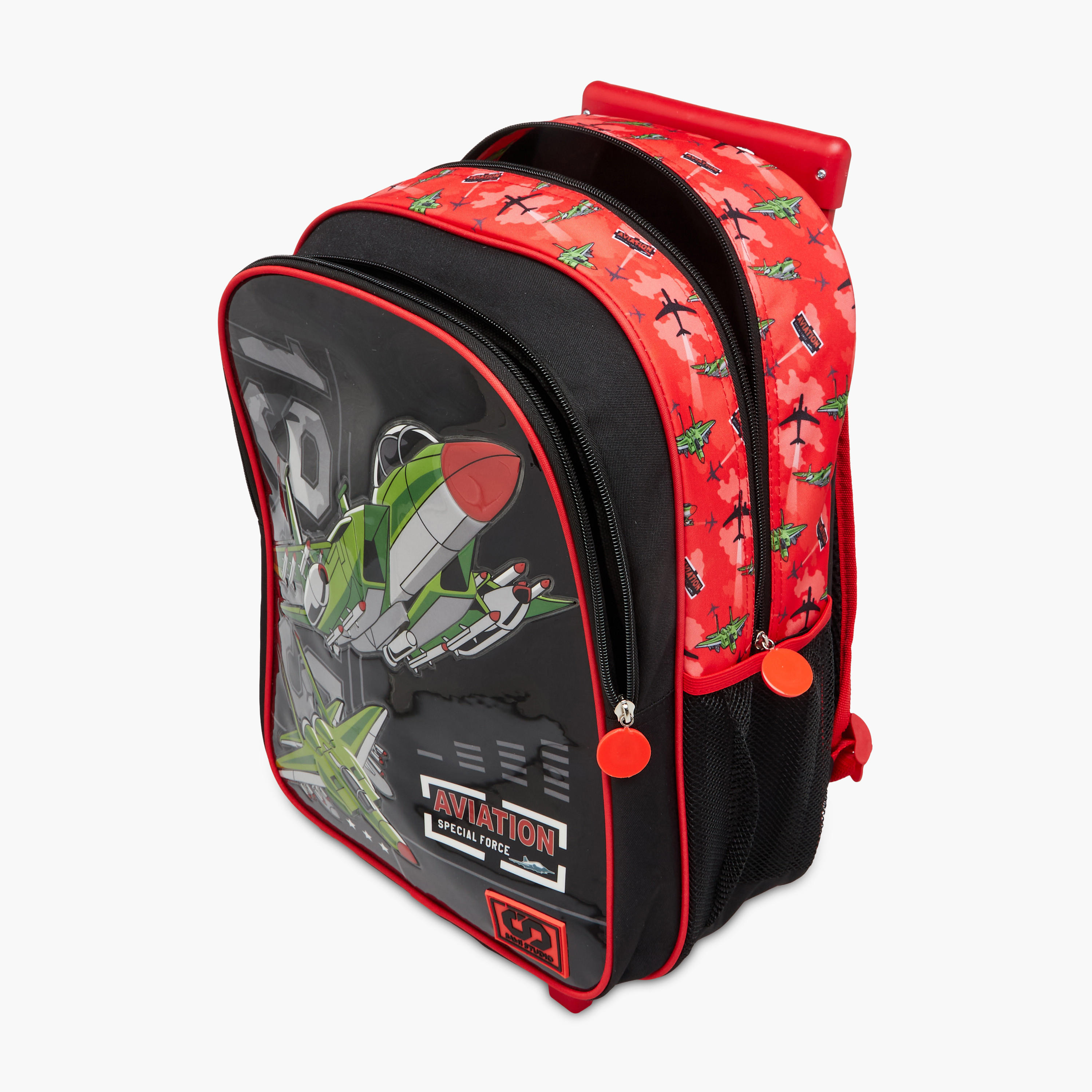 SAMI STUDIO Space 5-Piece School Trolley Bag Set for Kids 5-8 Years with Lunch Bag and Pencil Pouch -school-bagsandbackpacks-trolleybags-image-15
