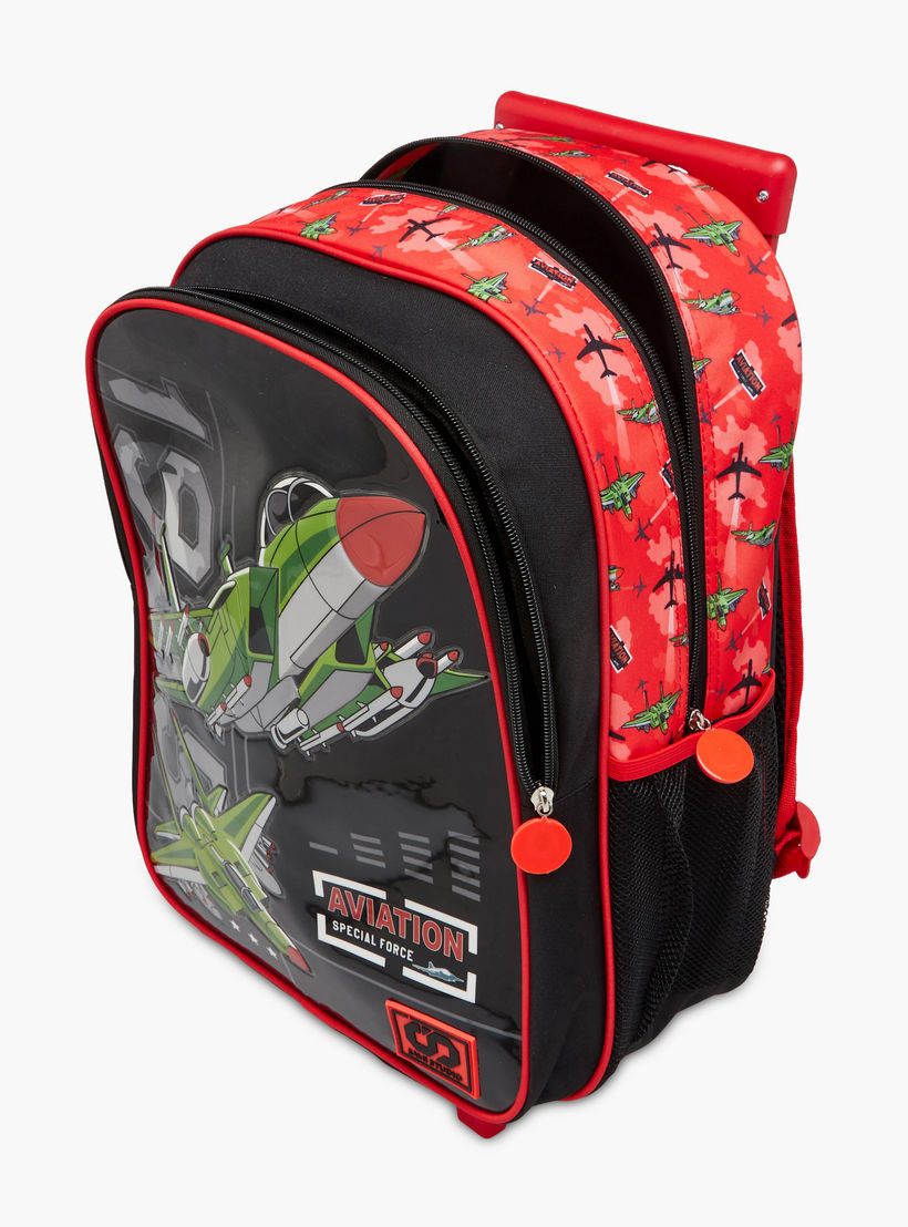 SAMI STUDIO Space 5-Piece School Trolley Bag Set for Kids 5-8 Years with Lunch Bag and Pencil Pouch -school-bagsandbackpacks-trolleybags-image-15