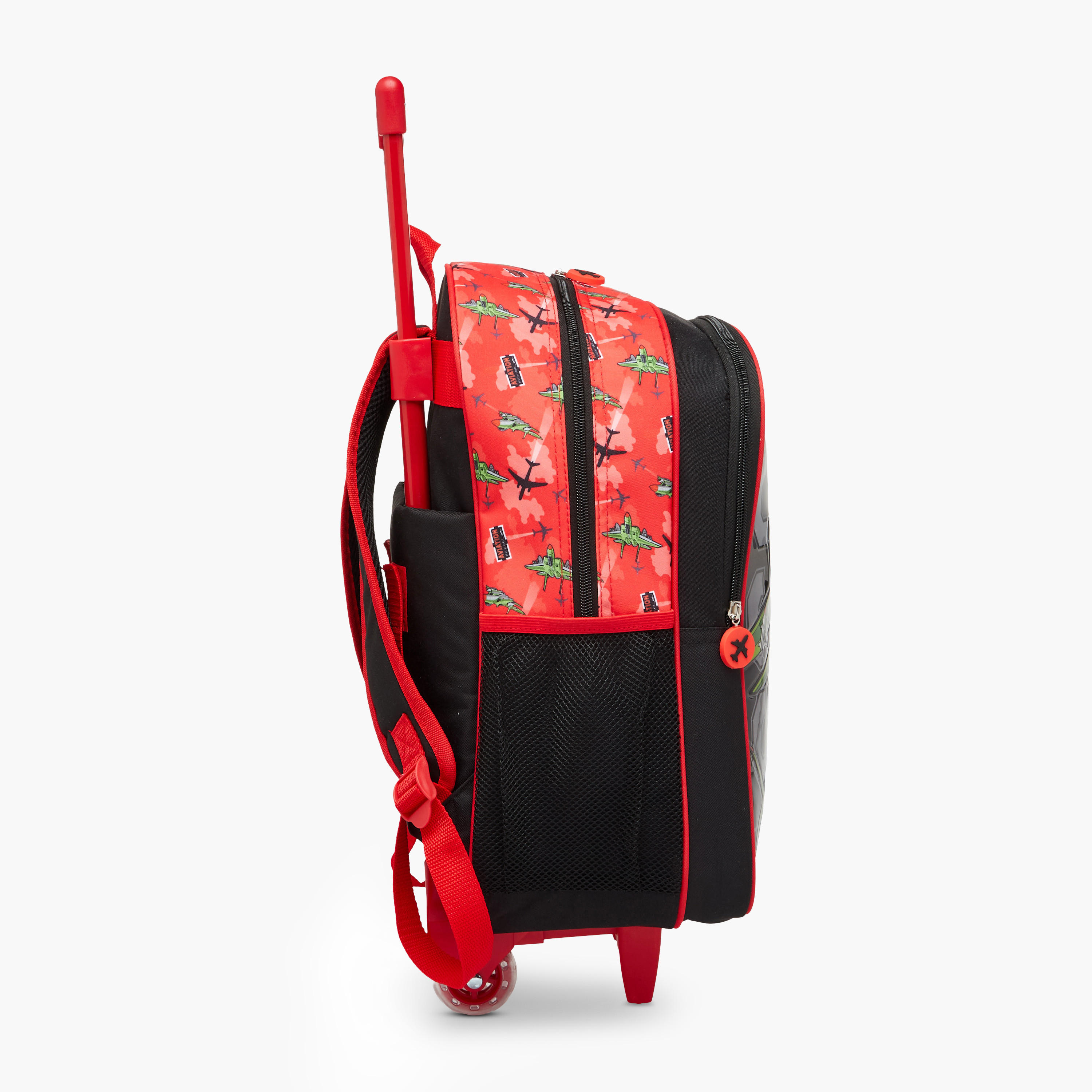 SAMI STUDIO Space 5-Piece School Trolley Bag Set for Kids 5-8 Years with Lunch Bag and Pencil Pouch -school-bagsandbackpacks-trolleybags-image-4