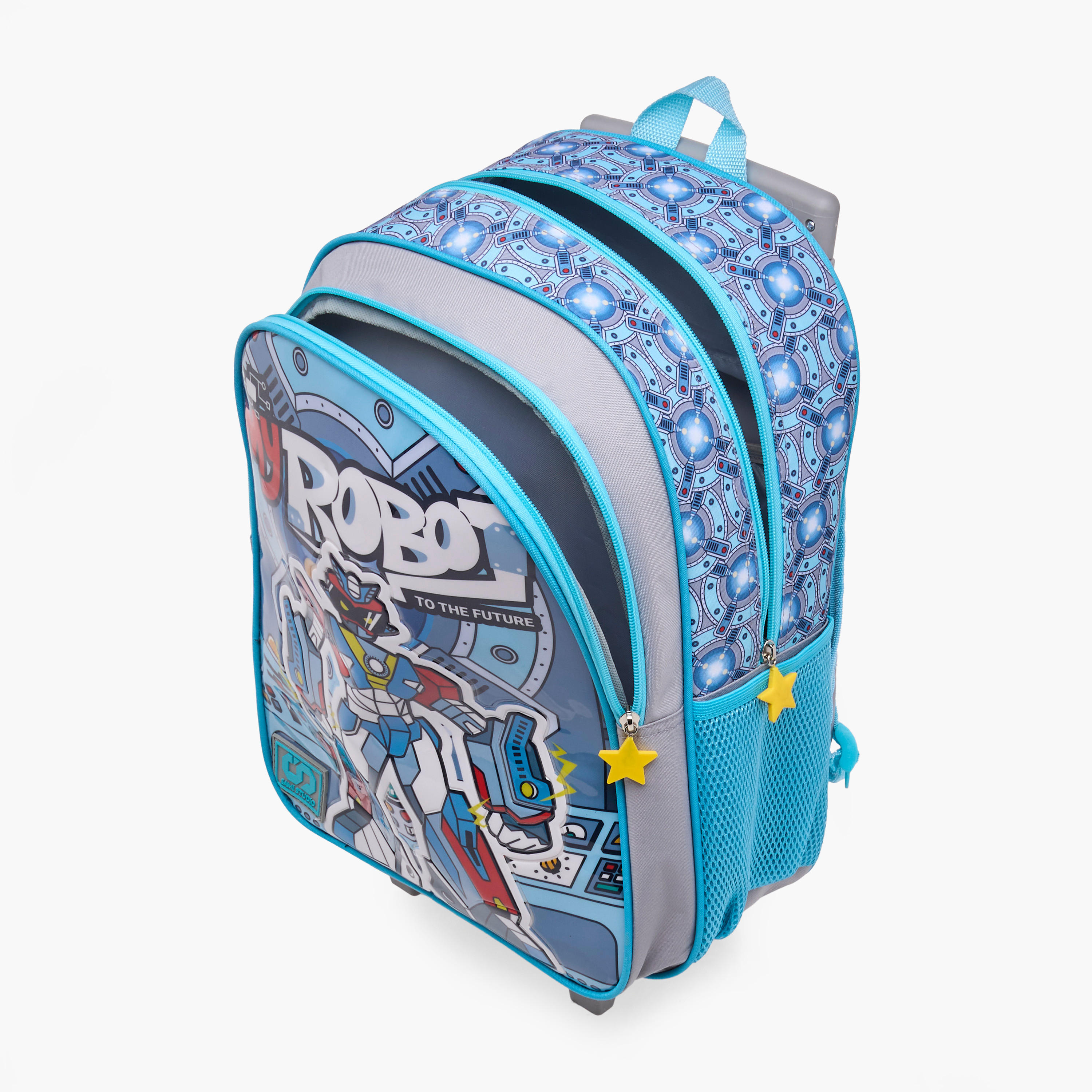 SAMI STUDIO Gaming 5-Piece School Trolley Bag Set for Kids 5-8 Years with Lunch Bag and Pencil Pouch -school-bagsandbackpacks-trolleybags-image-15