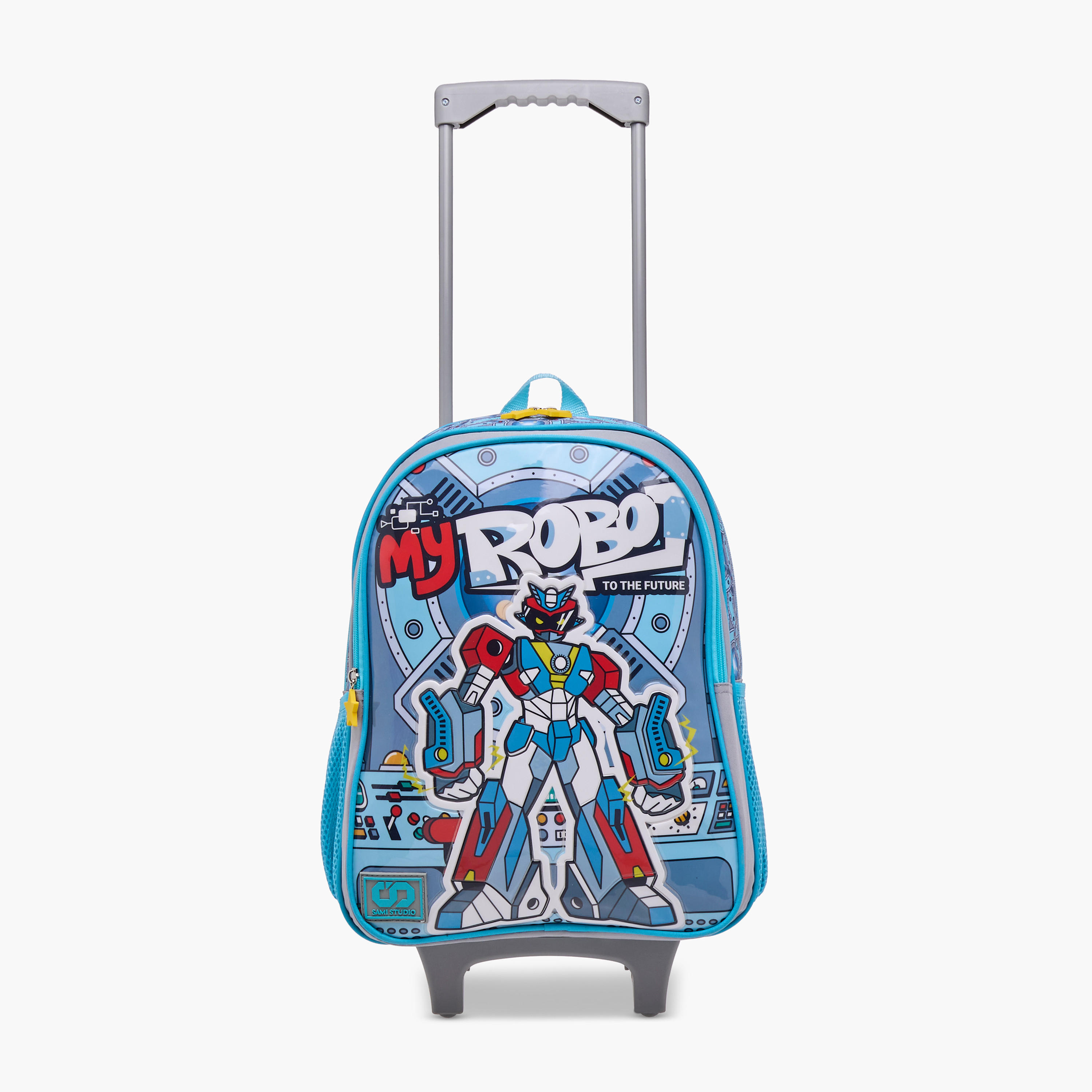 SAMI STUDIO Gaming 5-Piece School Trolley Bag Set for Kids 5-8 Years with Lunch Bag and Pencil Pouch -school-bagsandbackpacks-trolleybags-image-8