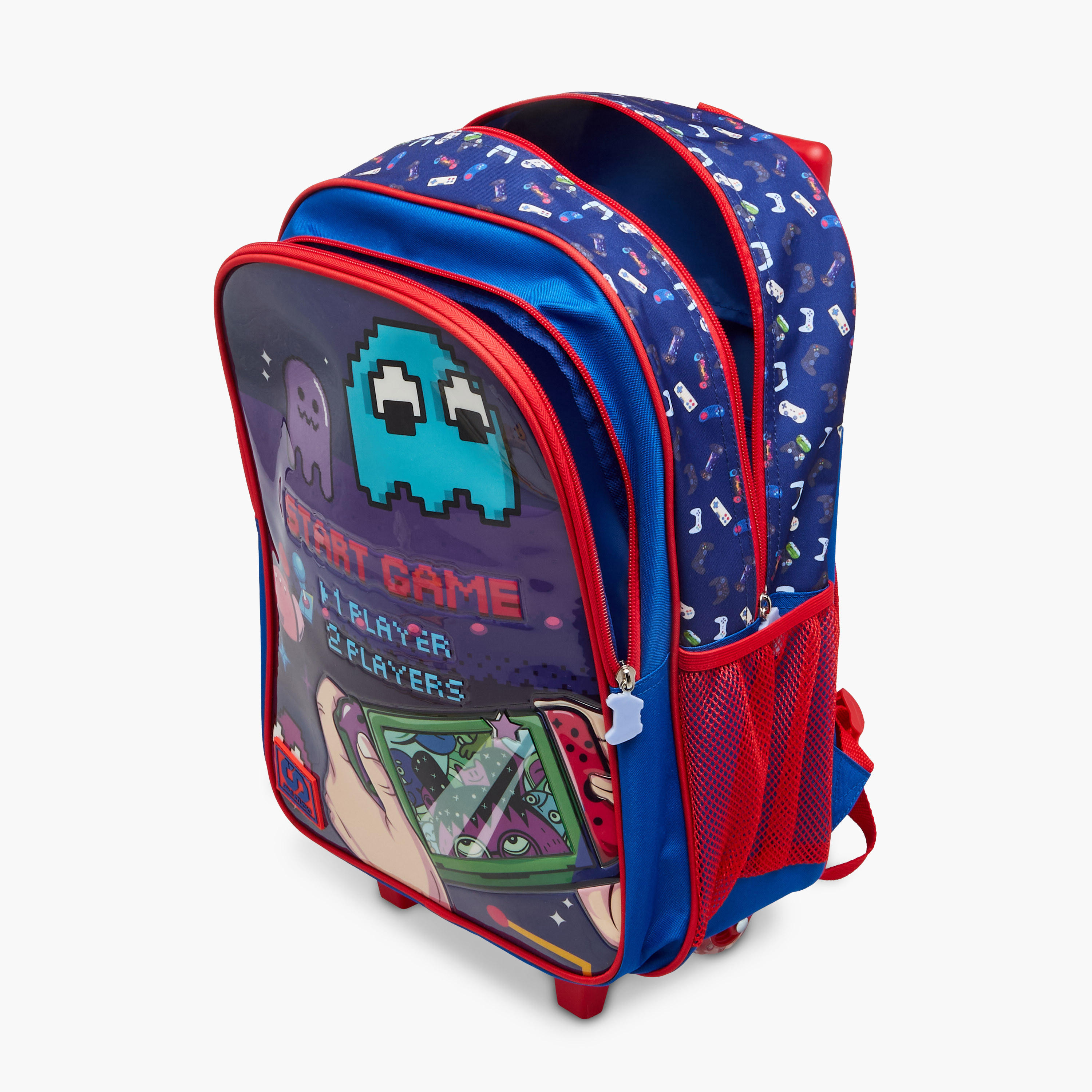 SAMI STUDIO Gaming 5-Piece School Trolley Bag Set for Kids 5-8 Years with Lunch Bag and Pencil Pouch -school-bagsandbackpacks-trolleybags-image-16