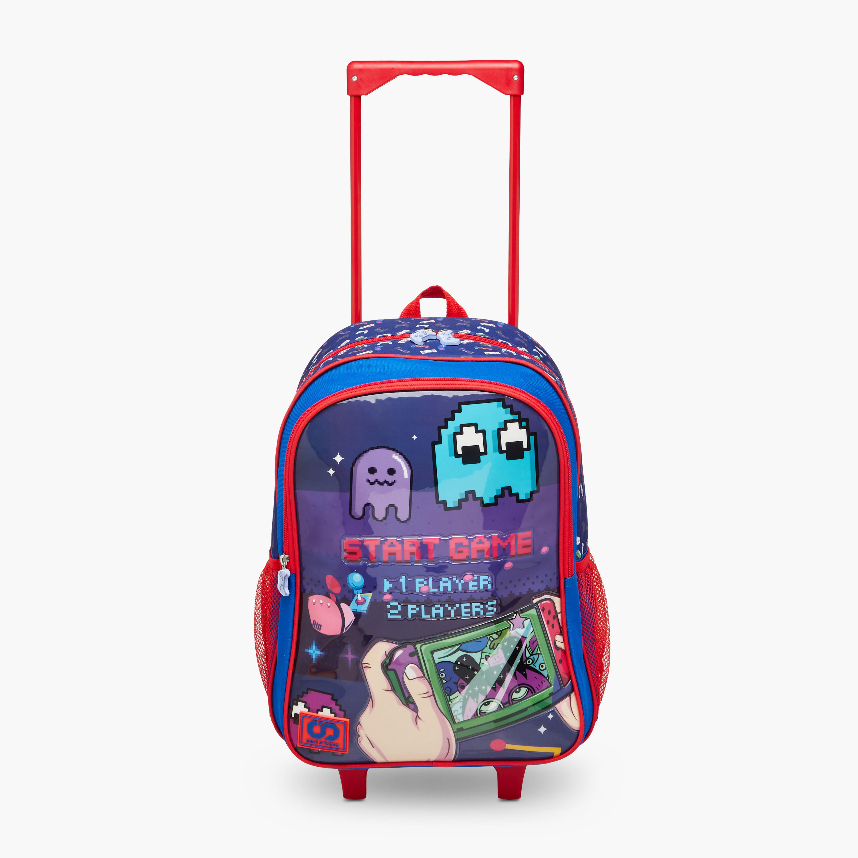 SAMI STUDIO Gaming 5-Piece School Trolley Bag Set for Kids 5-8 Years with Lunch Bag and Pencil Pouch -school-bagsandbackpacks-trolleybags-image-8