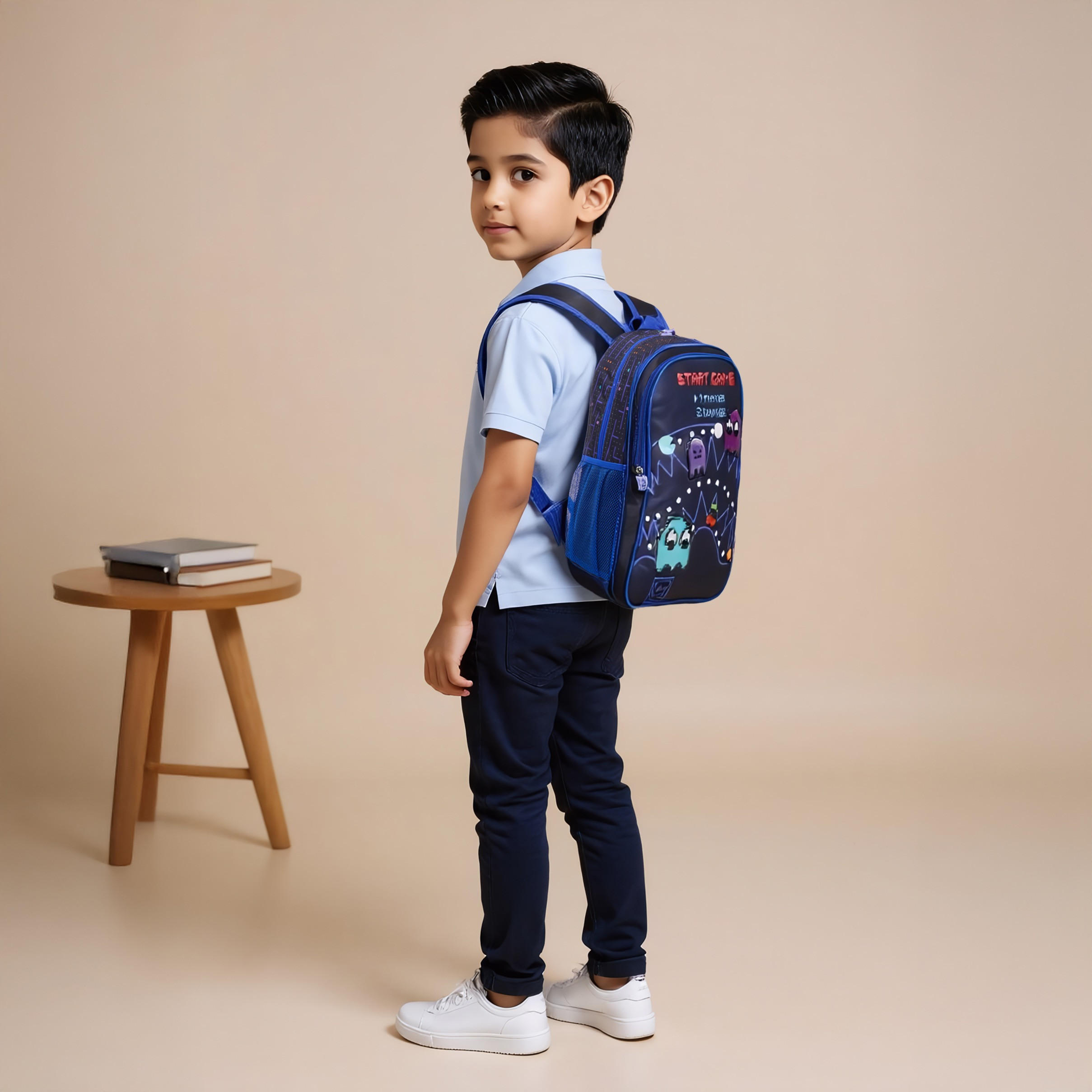 SAMI STUDIO 5-Piece Printed 16-inch Backpack Set - 34x20x48 cms-school-bagsandbackpacks-sets-image-2