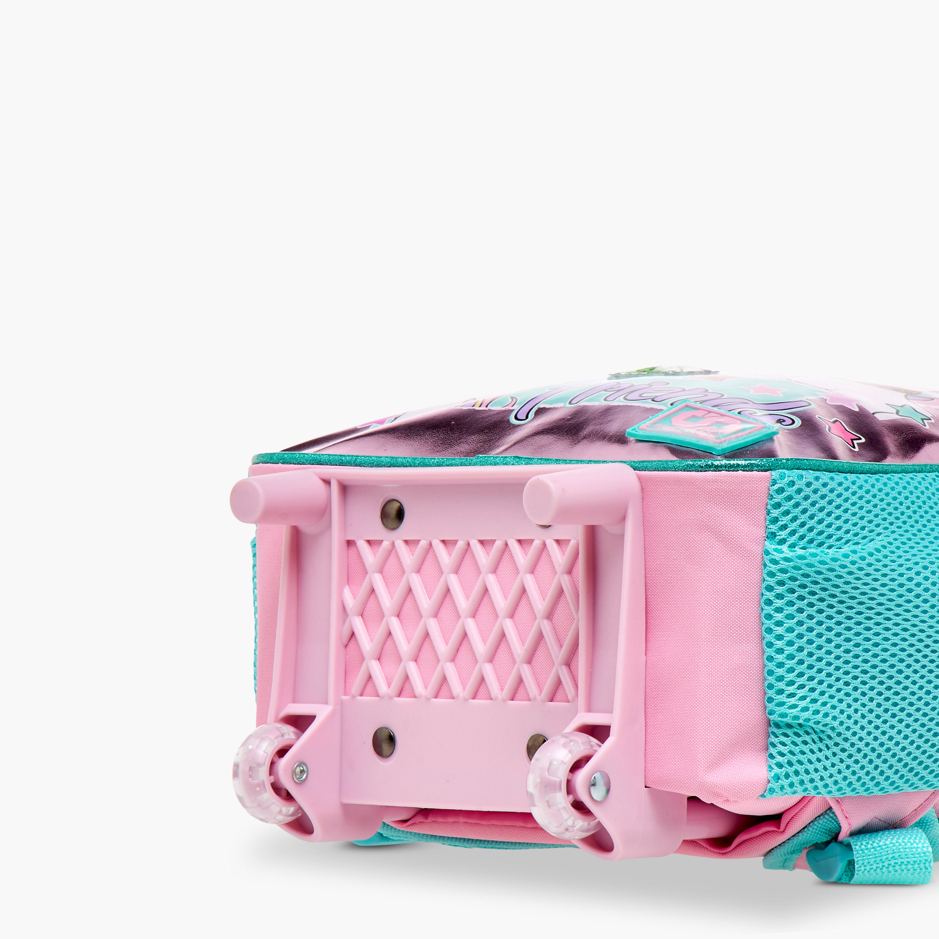 طقم شنطة ظهر ترولي 12 بوصة 3 قطع بطبعات يونيكورن من سامي ستوديو - 31x23x10 سم-school-bagsandbackpacks-trolleybags-image-16