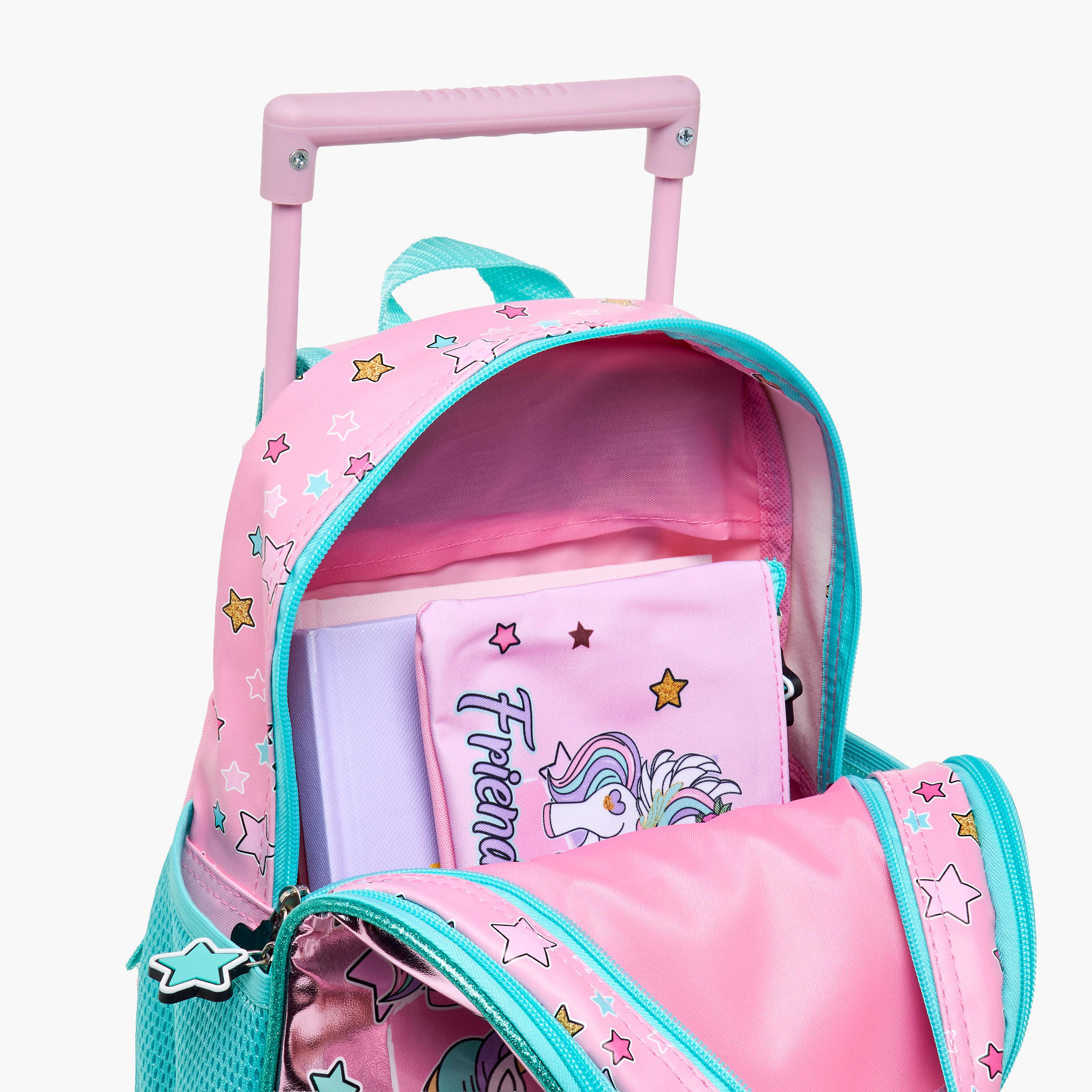 SAMI STUDIO Unicorn Print 3-Piece 12-inch Trolley Backpack Set - 31x23x10 cm-school-bagsandbackpacks-trolleybags-image-19
