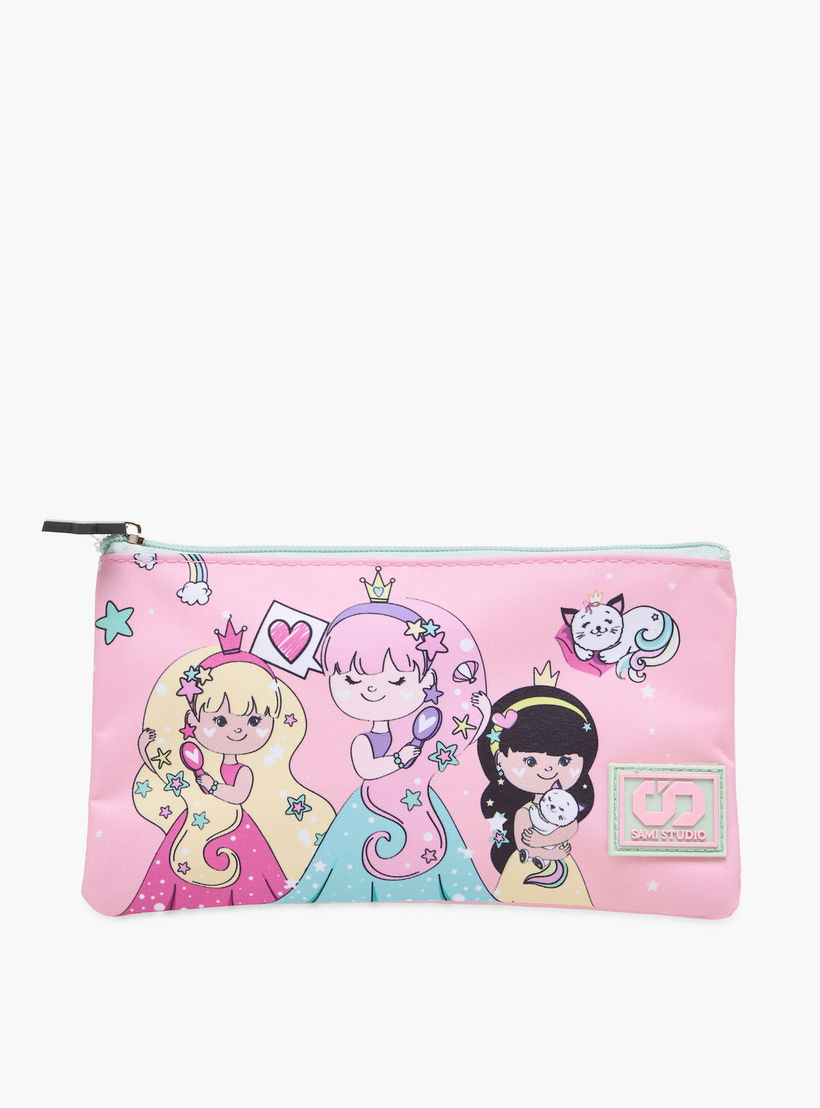 SAMI STUDIO Printed 3-Piece School Trolley Bag Set for Girls 2-5 Years with Lunch Bag and Pencil Pouch -school-bagsandbackpacks-trolleybags-image-13