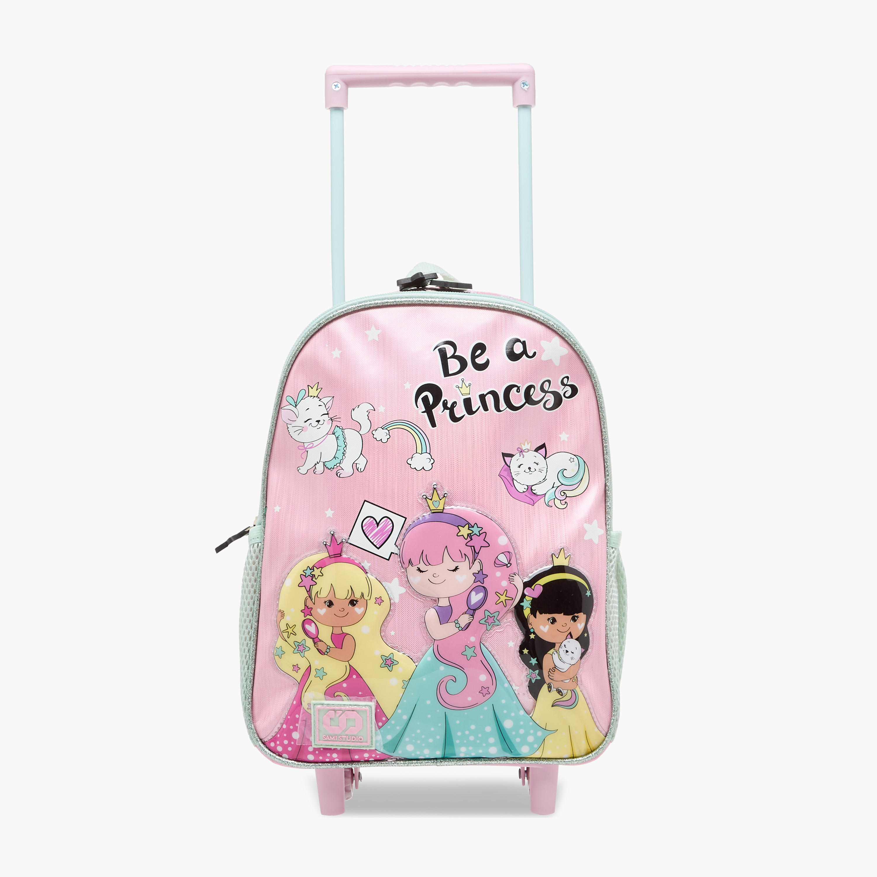 SAMI STUDIO Printed 3-Piece School Trolley Bag Set for Girls 2-5 Years with Lunch Bag and Pencil Pouch -school-bagsandbackpacks-trolleybags-image-15