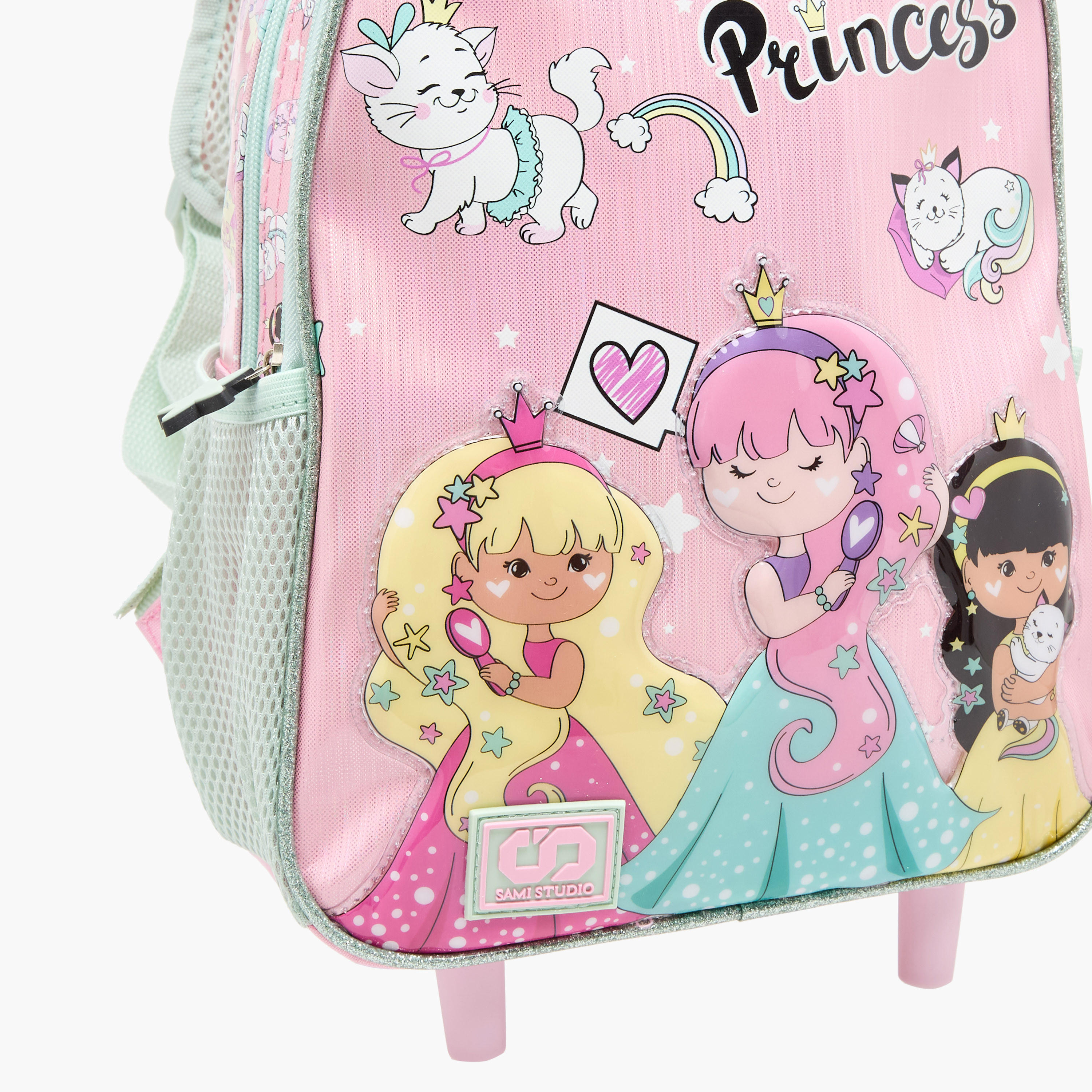 SAMI STUDIO Printed 3-Piece School Trolley Bag Set for Girls 2-5 Years with Lunch Bag and Pencil Pouch -school-bagsandbackpacks-trolleybags-image-17