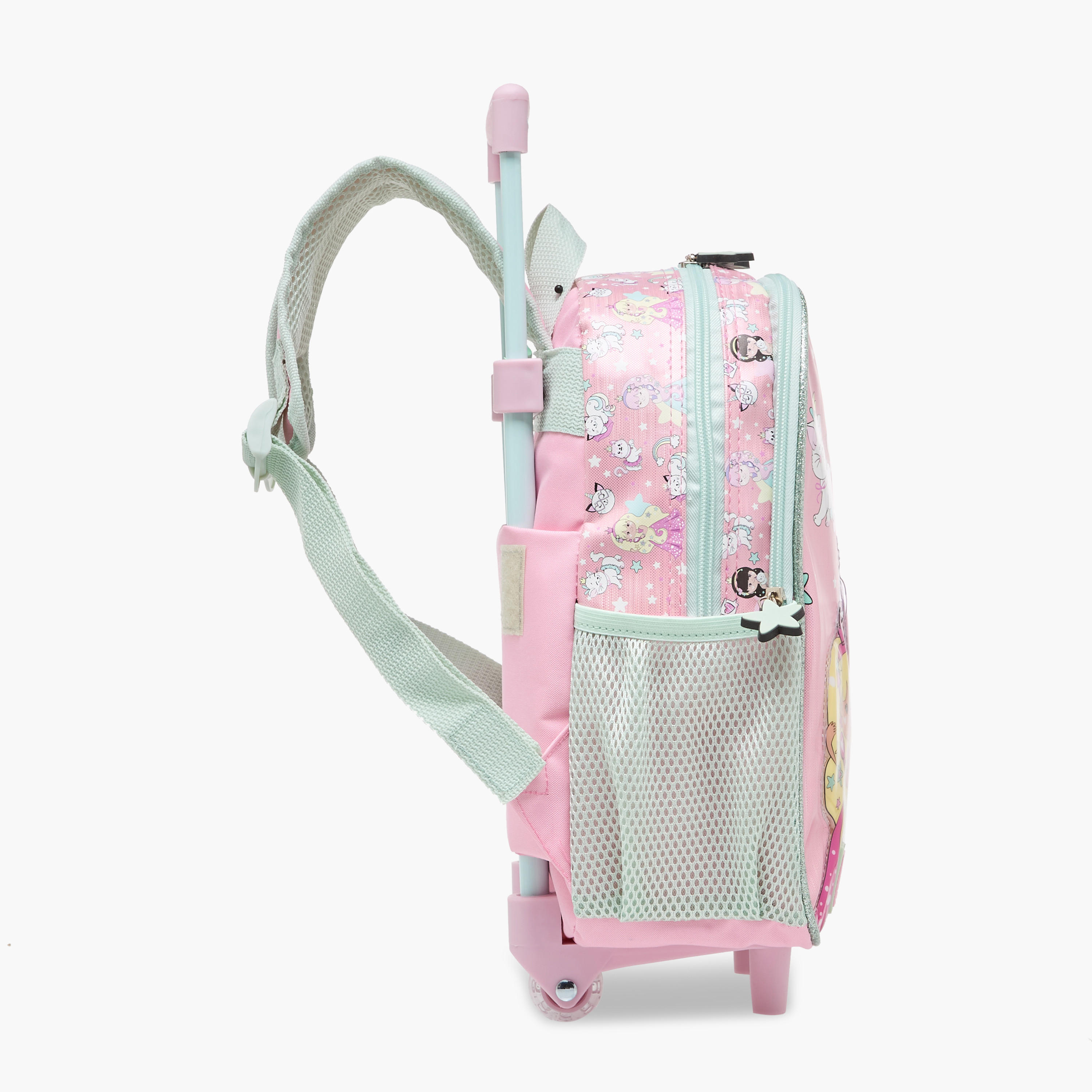 SAMI STUDIO Printed 3-Piece School Trolley Bag Set for Girls 2-5 Years with Lunch Bag and Pencil Pouch -school-bagsandbackpacks-trolleybags-image-4