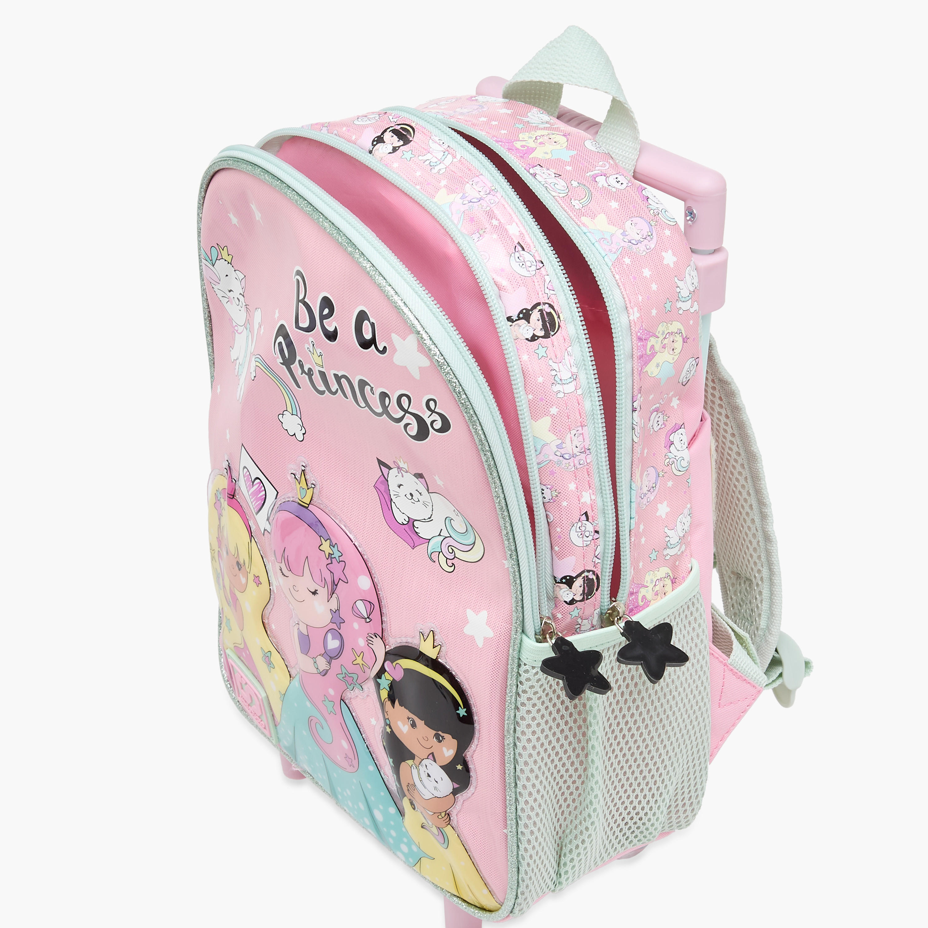 SAMI STUDIO Printed 3-Piece School Trolley Bag Set for Girls 2-5 Years with Lunch Bag and Pencil Pouch -school-bagsandbackpacks-trolleybags-image-8