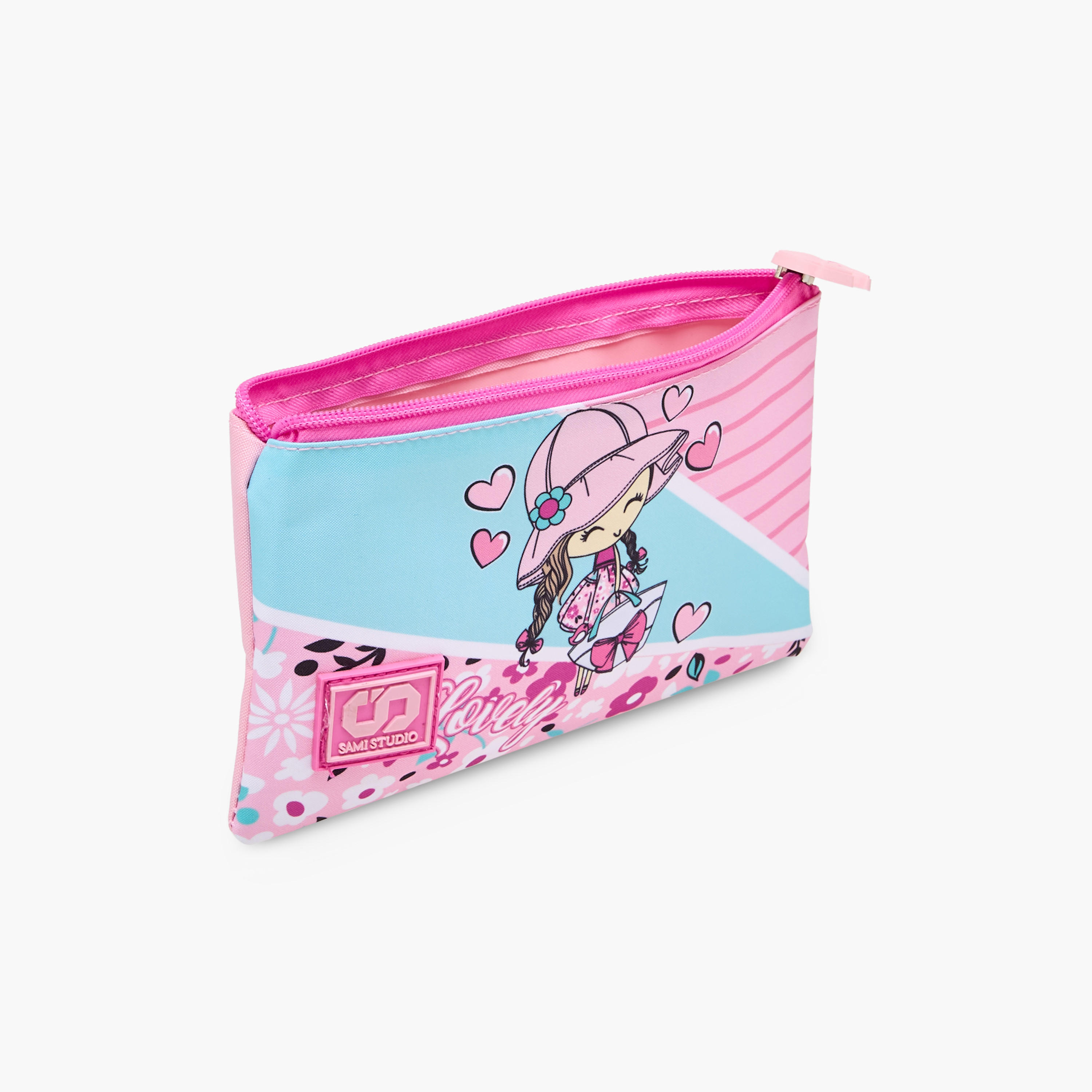 SAMI STUDIO Printed 3-Piece School Trolley Bag Set for Girls 2-5 Years with Lunch Bag and Pencil Pouch -school-bagsandbackpacks-trolleybags-image-12