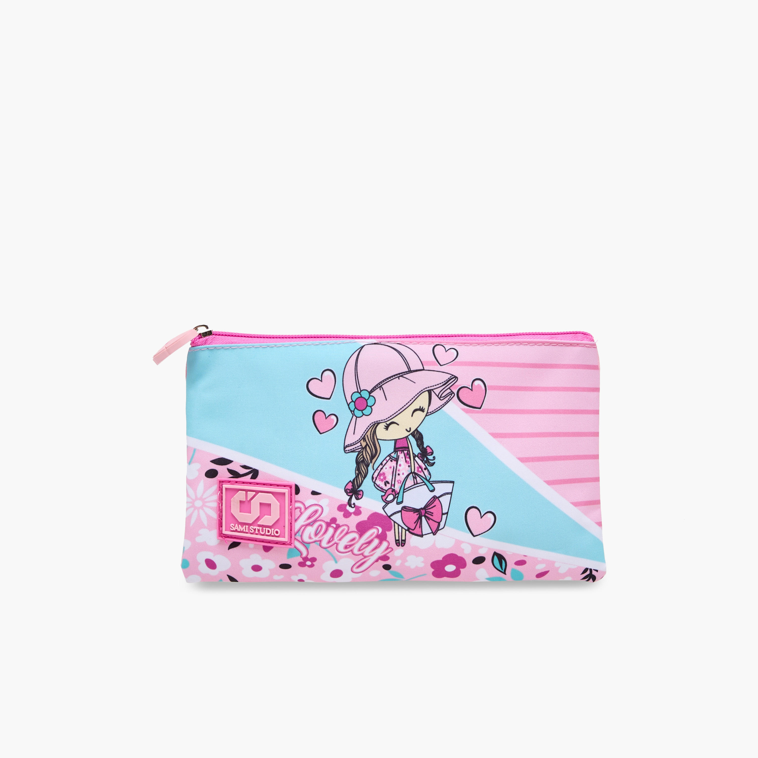 SAMI STUDIO Printed 3-Piece School Trolley Bag Set for Girls 2-5 Years with Lunch Bag and Pencil Pouch -school-bagsandbackpacks-trolleybags-image-14
