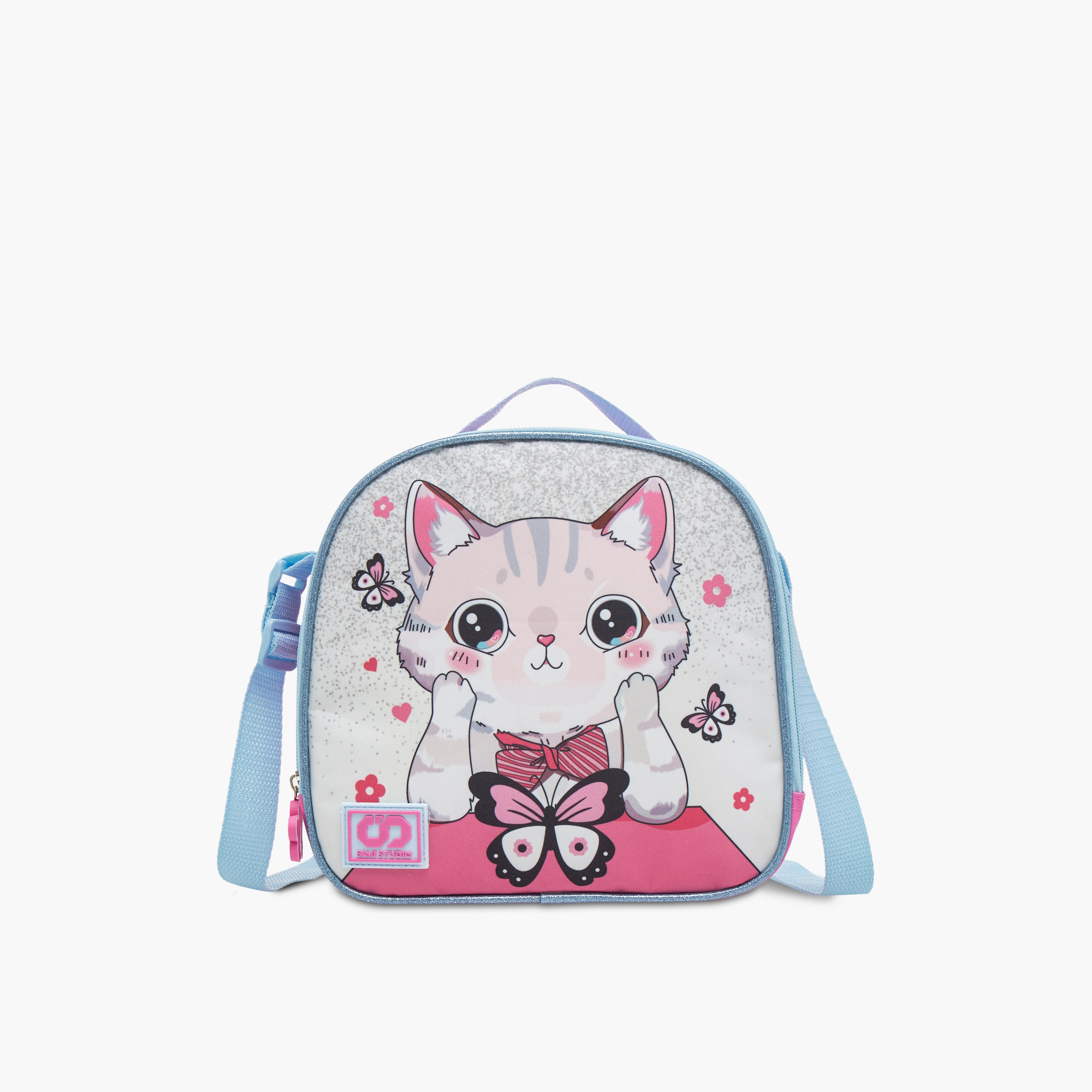 SAMI STUDIO Cats Trolley Bag for Girls 5-8 Years with Padded Shoulder Straps -school-bagsandbackpacks-trolleybags-image-16