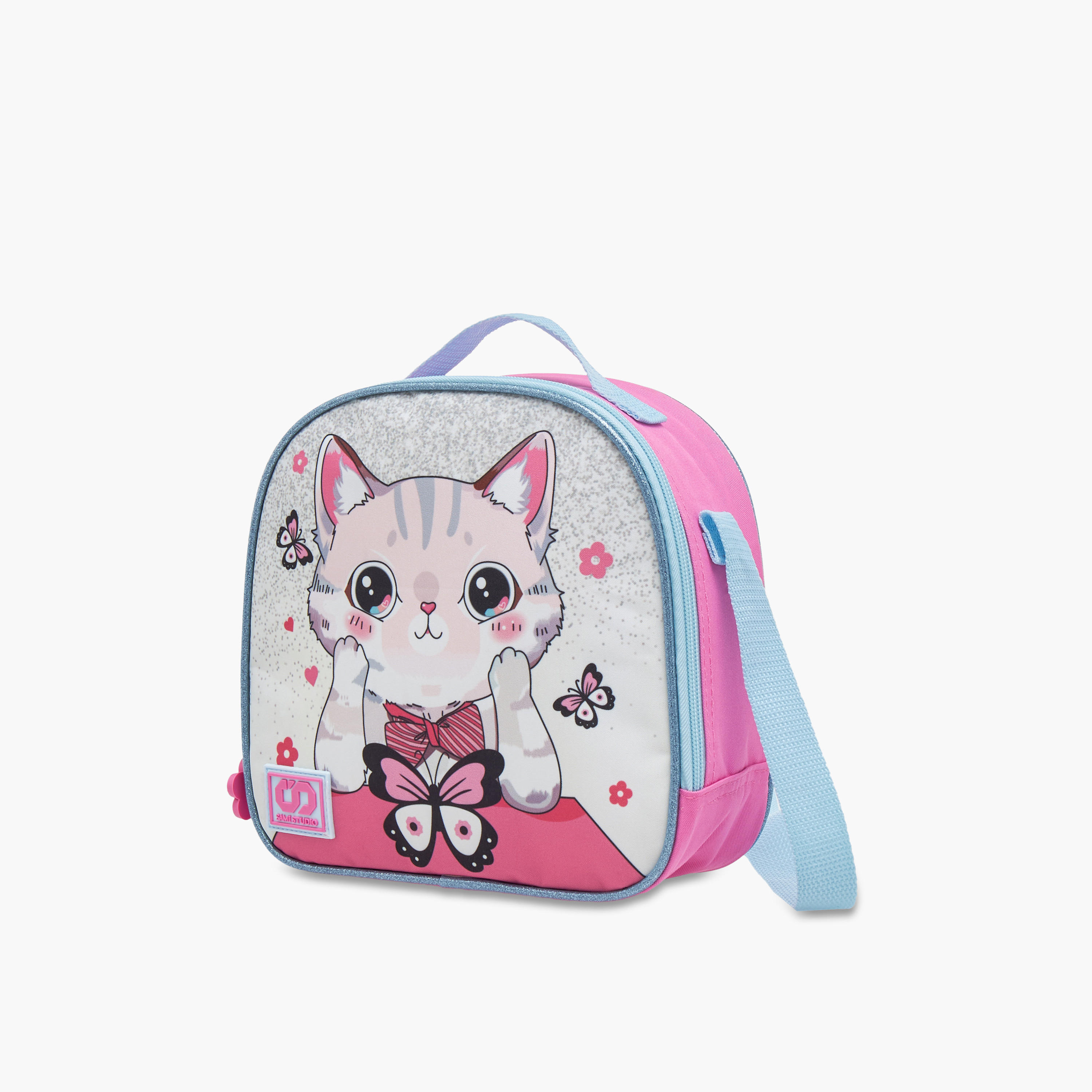 SAMI STUDIO Cats Trolley Bag for Girls 5-8 Years with Padded Shoulder Straps -school-bagsandbackpacks-trolleybags-image-17