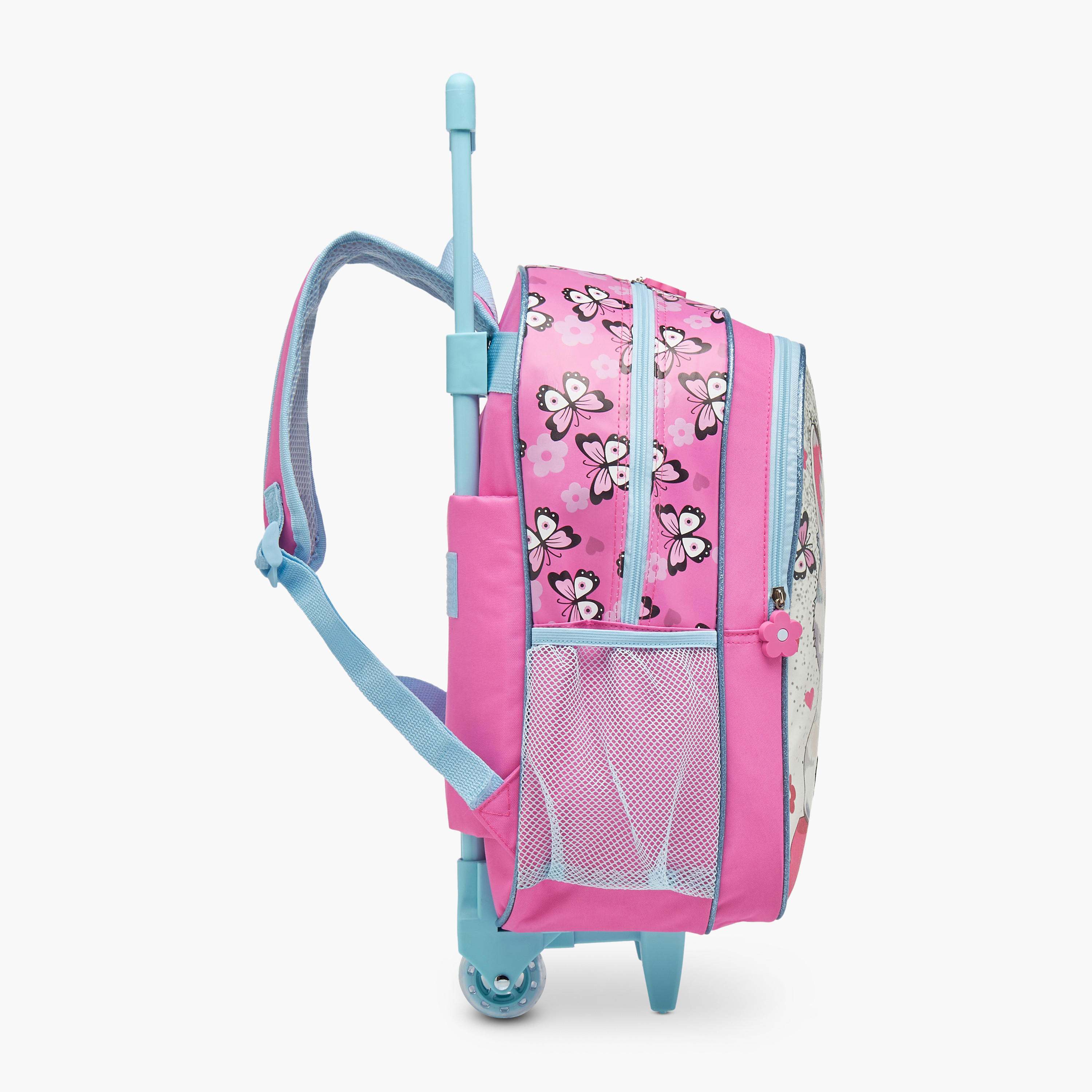SAMI STUDIO Cats Trolley Bag for Girls 5-8 Years with Padded Shoulder Straps -school-bagsandbackpacks-trolleybags-image-4