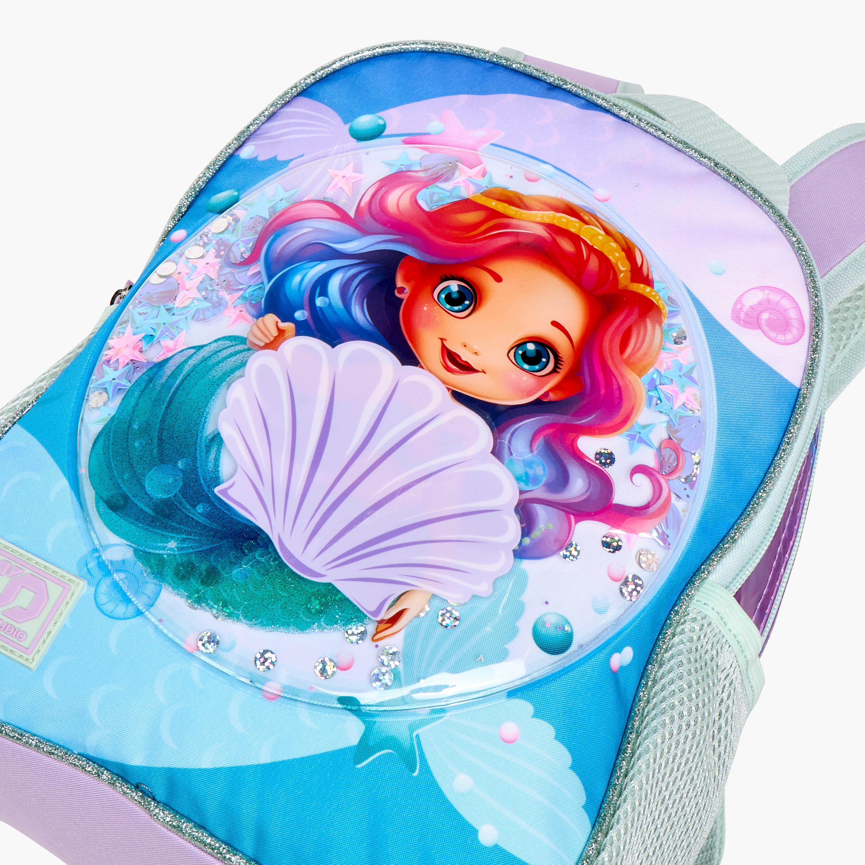 SAMI STUDIO 3-Piece Mermaid Print 16-inch Backpack Set - 31x23x10 cms-school-bagsandbackpacks-backpacks-image-13