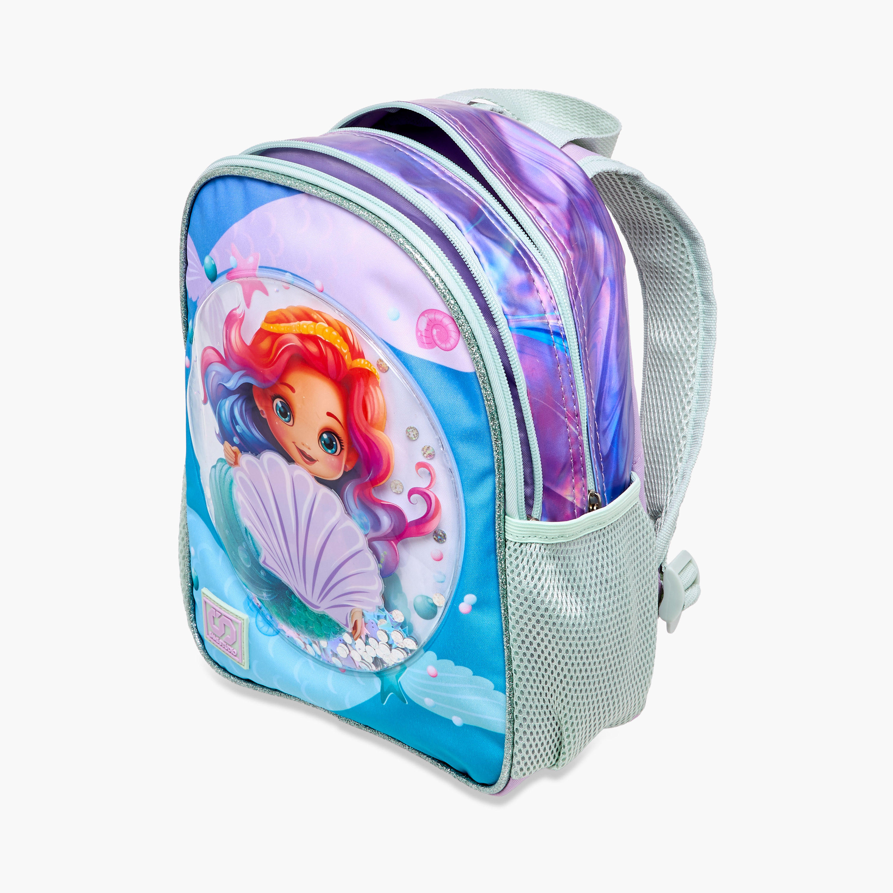 SAMI STUDIO 3-Piece Mermaid Print 16-inch Backpack Set - 31x23x10 cms-school-bagsandbackpacks-backpacks-image-14