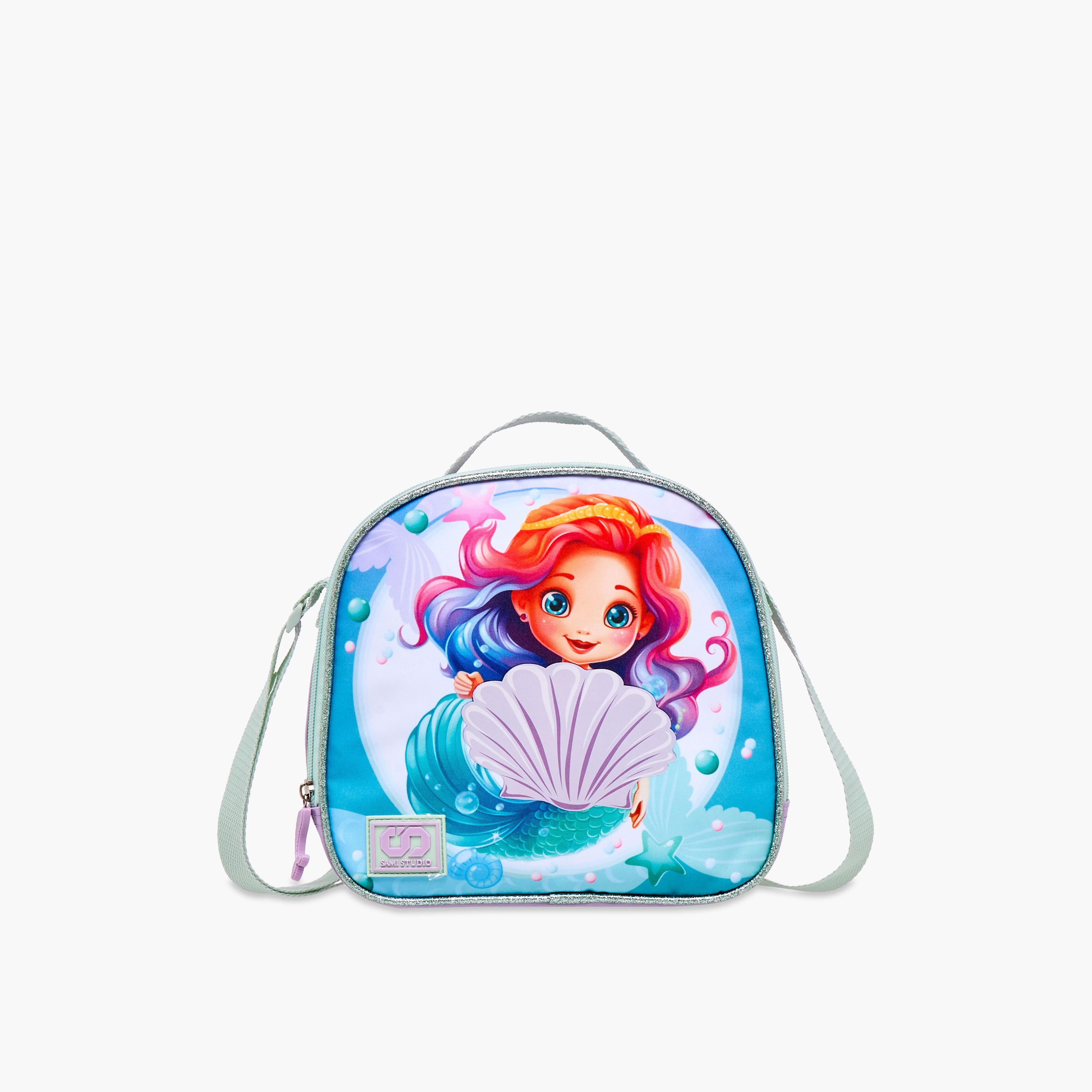 SAMI STUDIO 3-Piece Mermaid Print 16-inch Backpack Set - 31x23x10 cms-school-bagsandbackpacks-backpacks-image-18