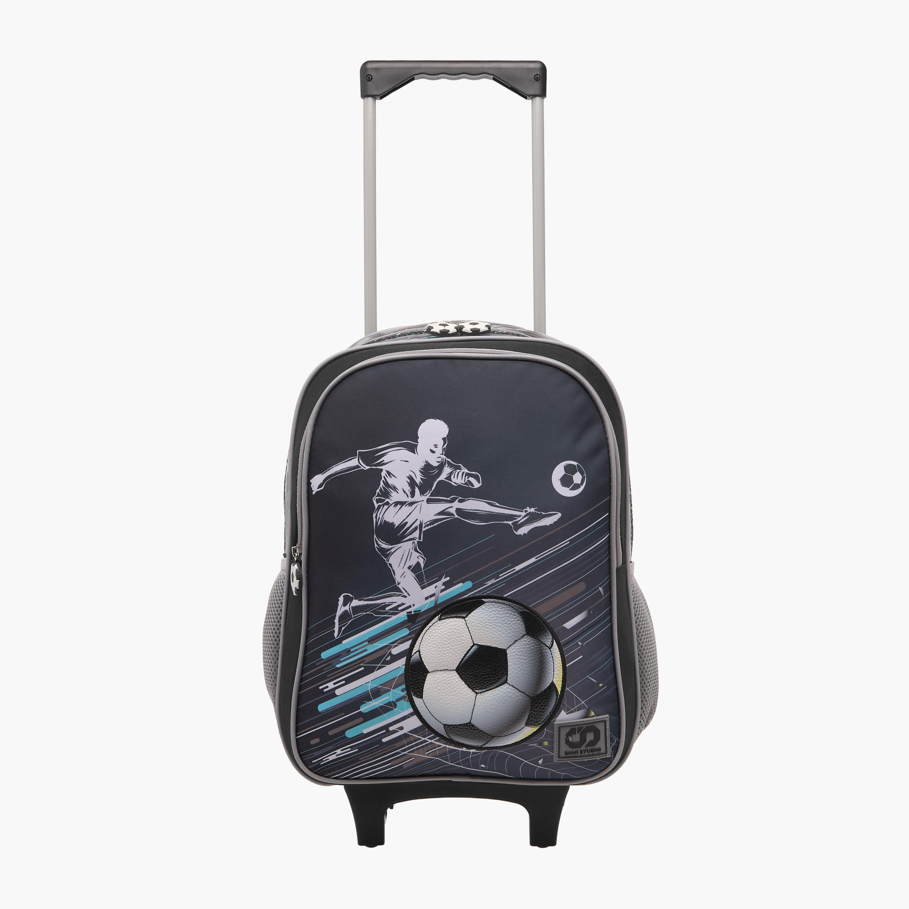 SAMI STUDIO 3-Piece Printed 16-inch Trolley Backpack Set - 31x23x10 cms-school-bagsandbackpacks-trolleybags-image-3