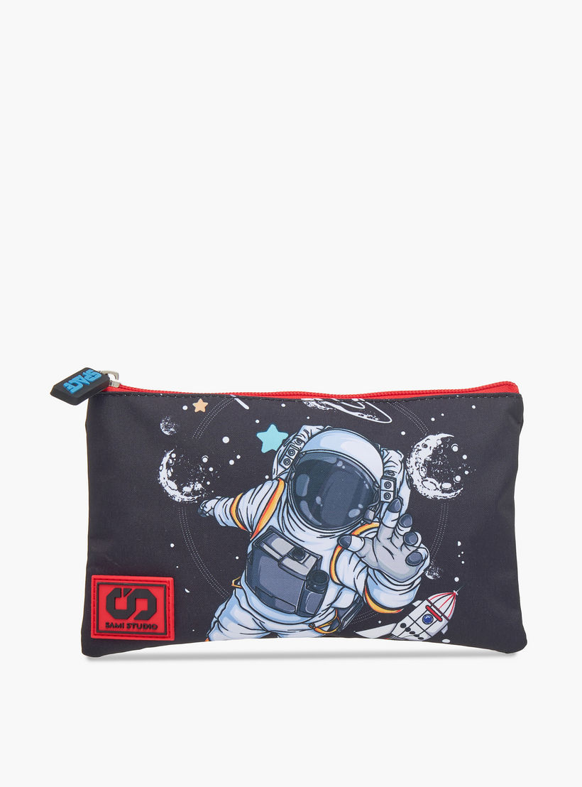 SAMI STUDIO Space 3-Piece School Trolley Bag Set for Kids 5-8 Years with Lunch Bag and Pencil Pouch -school-bagsandbackpacks-trolleybags-image-19