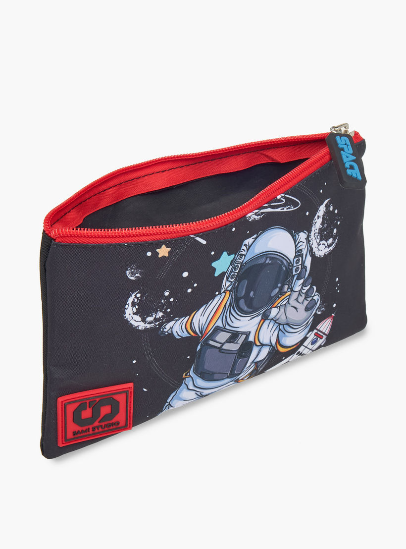 SAMI STUDIO Space 3-Piece School Trolley Bag Set for Kids 5-8 Years with Lunch Bag and Pencil Pouch -school-bagsandbackpacks-trolleybags-image-20