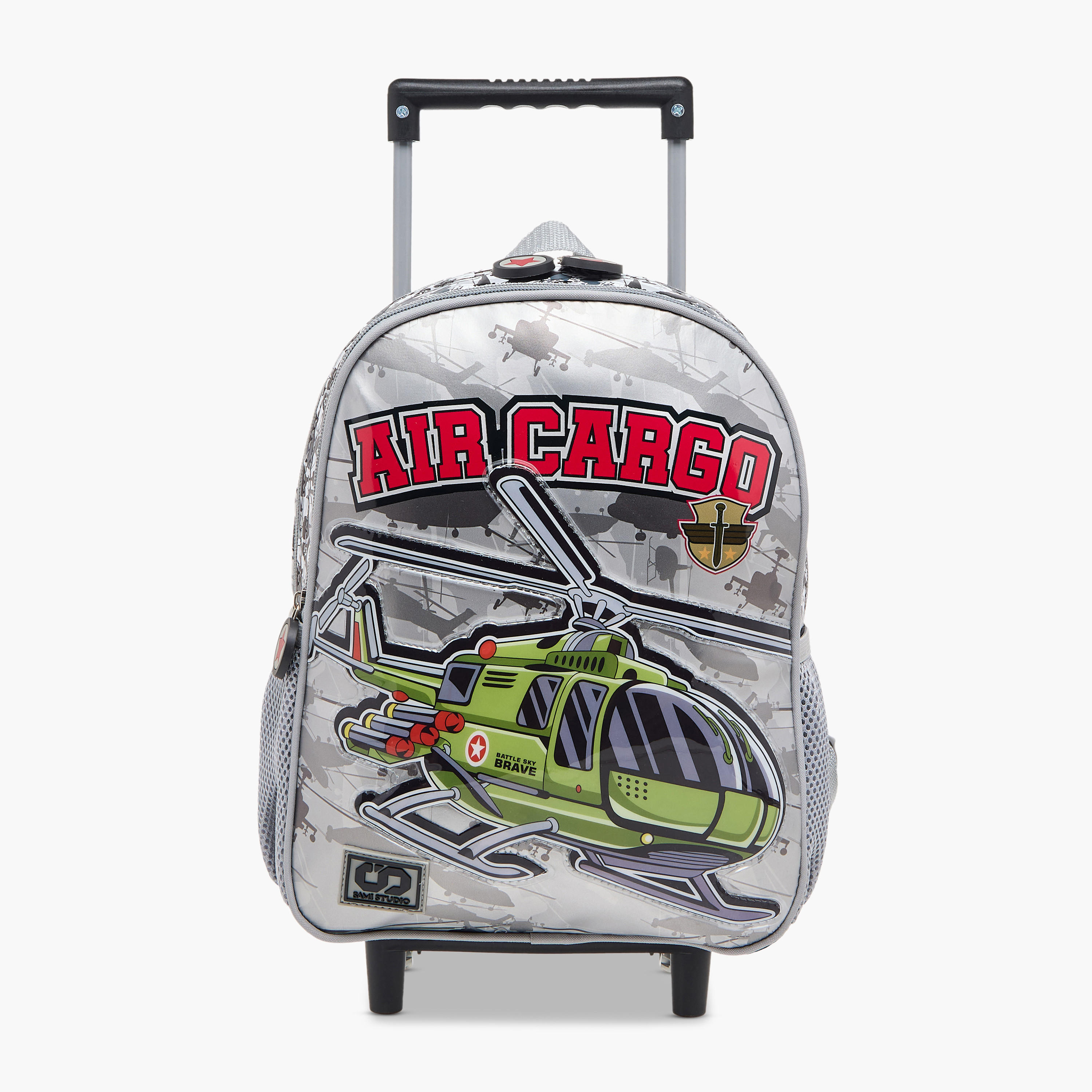 SAMI STUDIO Space 3-Piece School Trolley Bag Set for Boys 2-5 Years with Lunch Bag and Pencil Pouch -school-bagsandbackpacks-trolleybags-image-10