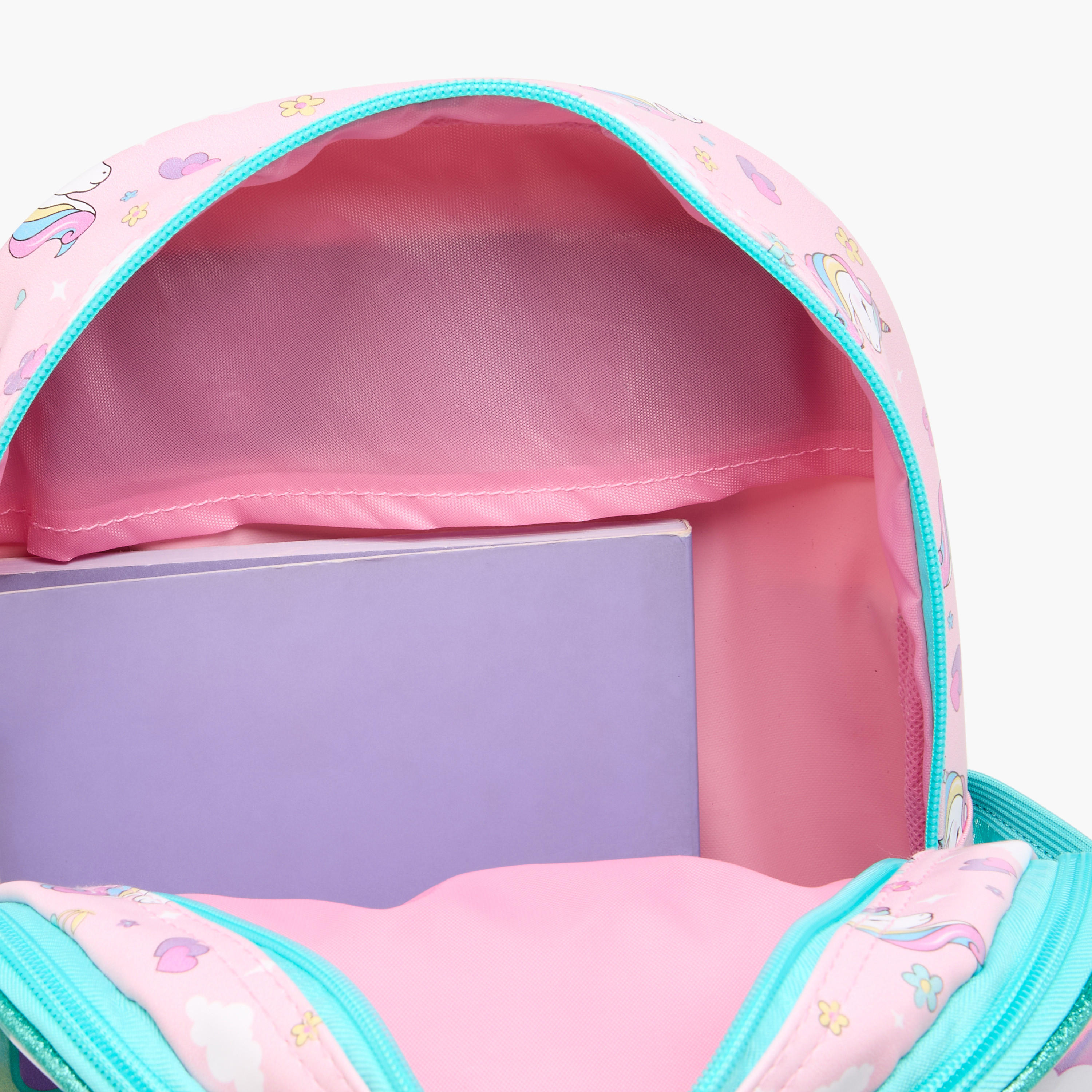 SAMI STUDIO Unicorn Trolley Bag for Girls 2-5 Years with Padded Shoulder Straps -school-bagsandbackpacks-trolleybags-image-11