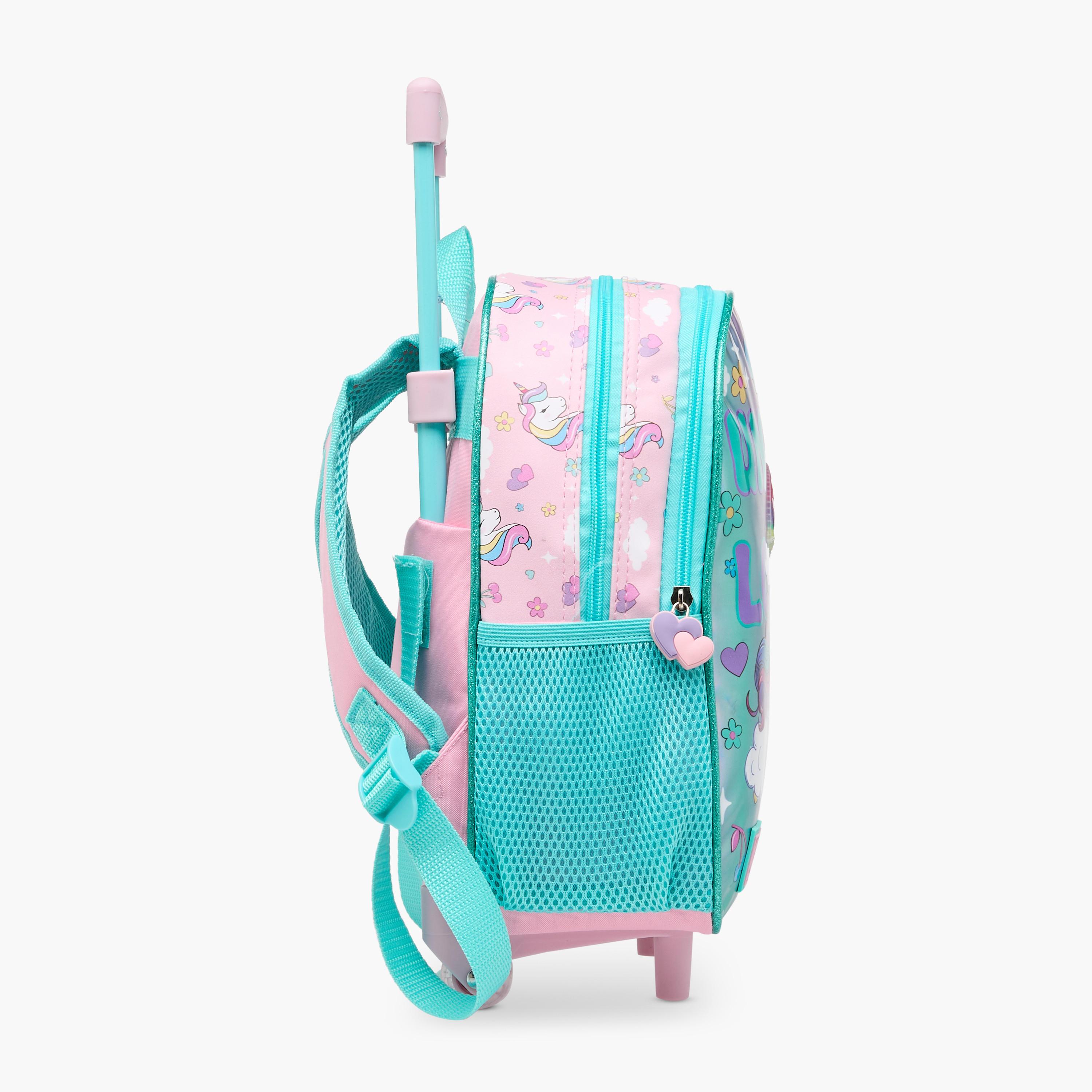 SAMI STUDIO Unicorn Trolley Bag for Girls 2-5 Years with Padded Shoulder Straps -school-bagsandbackpacks-trolleybags-image-13