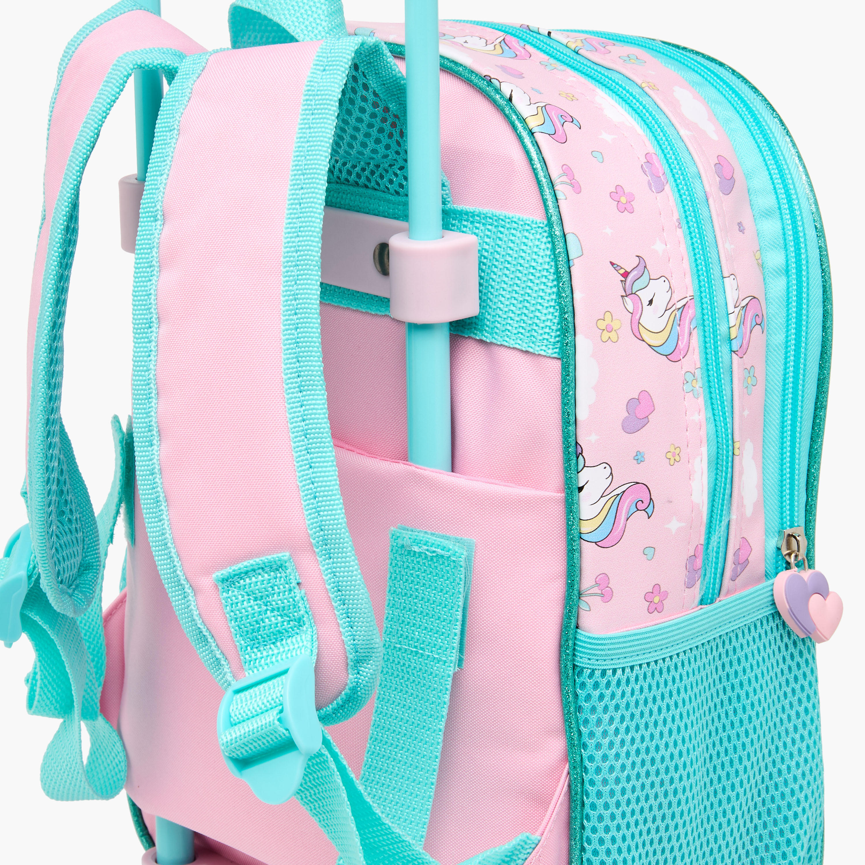 SAMI STUDIO Unicorn Trolley Bag for Girls 2-5 Years with Padded Shoulder Straps -school-bagsandbackpacks-trolleybags-image-8