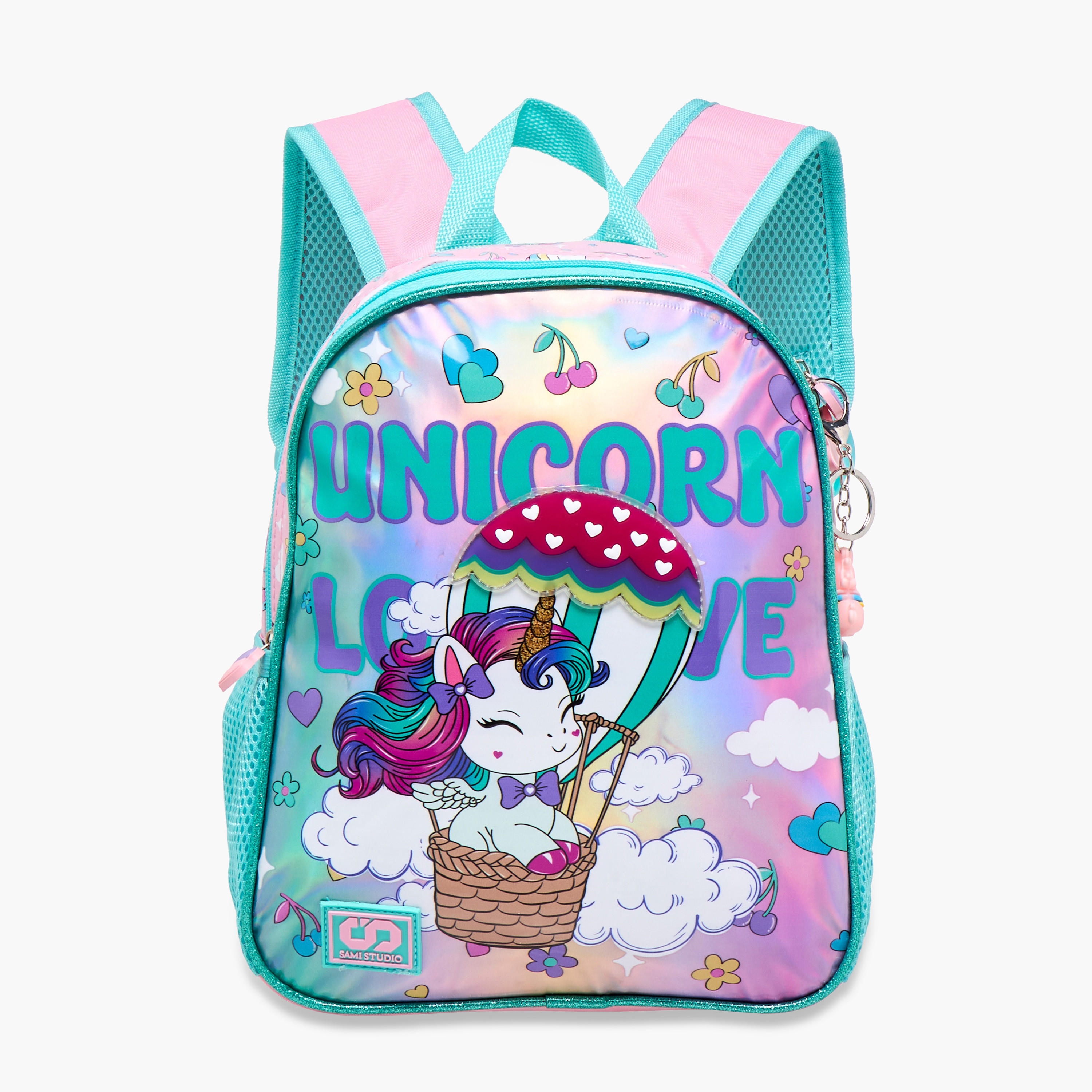SAMI STUDIO Unicorn Print 12-inch Backpack with Adjustable Straps - 48x40x26 cms-school-bagsandbackpacks-backpacks-image-1