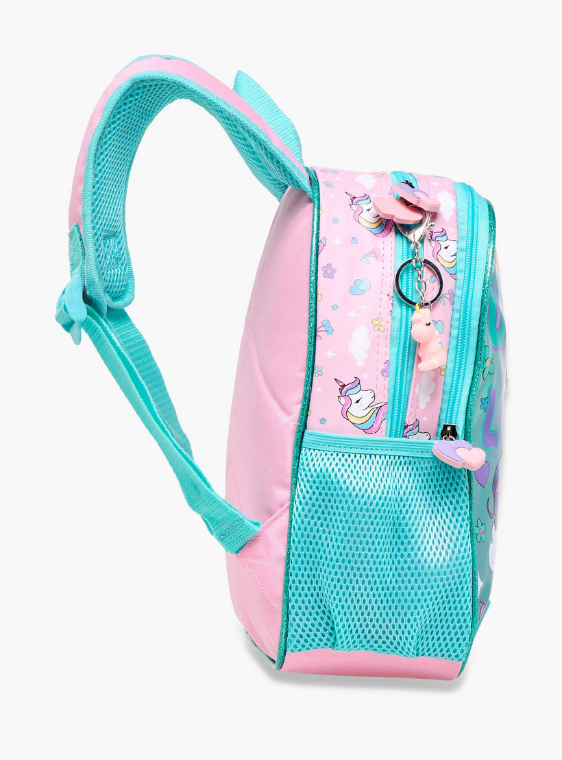 SAMI STUDIO Unicorn Print 12-inch Backpack with Adjustable Straps - 48x40x26 cms-school-bagsandbackpacks-backpacks-image-5